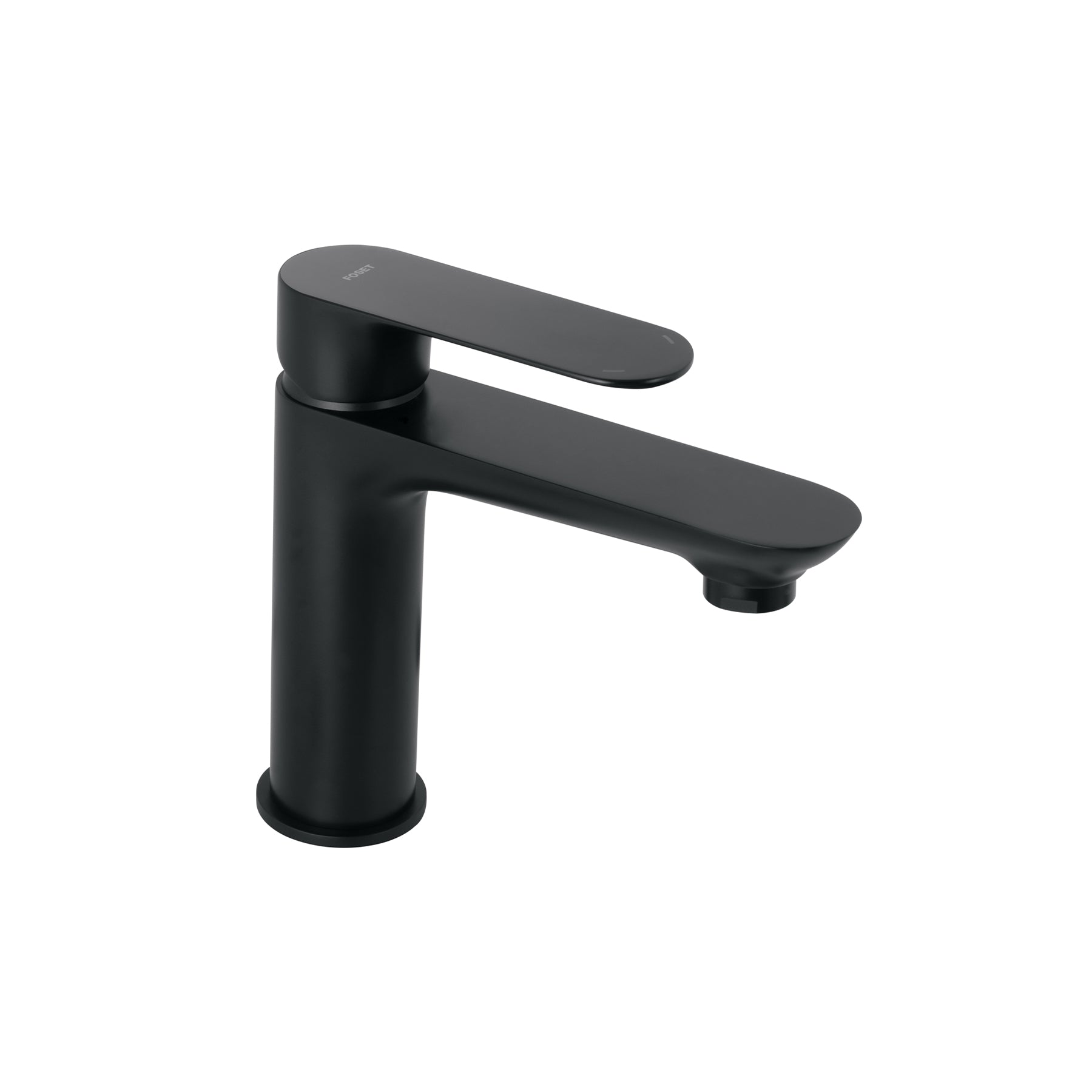 Monomando corto para lavabo, negro RIVIERA, Foset, RIM-45M, 44089