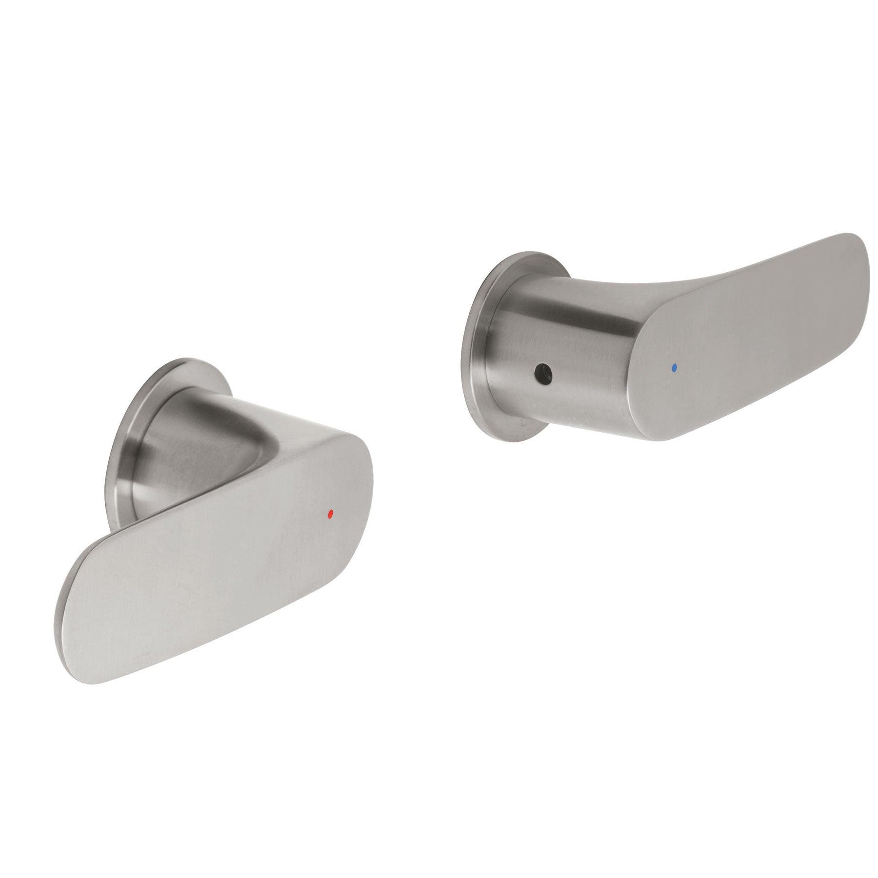 Juego de manerales de palanca para regadera, satín, Riviera