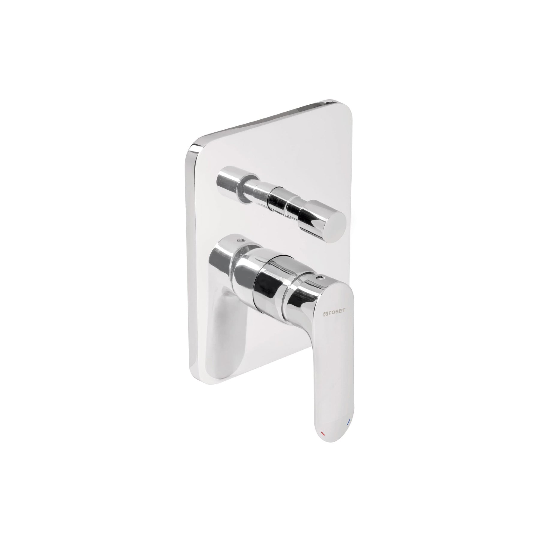Monomando para regadera con desviador, cromo, RIVIERA, Foset, RIM-72, 45196