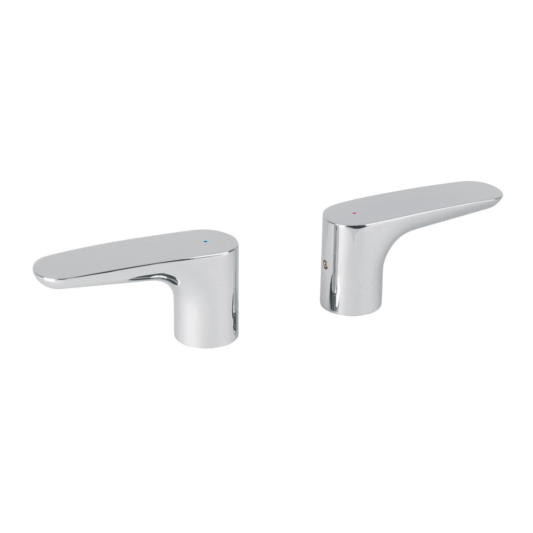 Juego de manerales de palanca para tina, cromo, Riviera