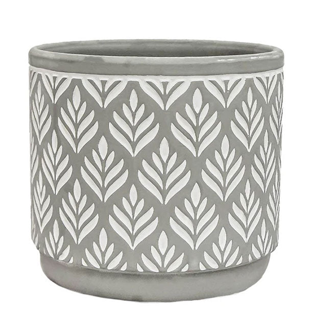 Maceta de ceramica nordica 14 x 13 cm