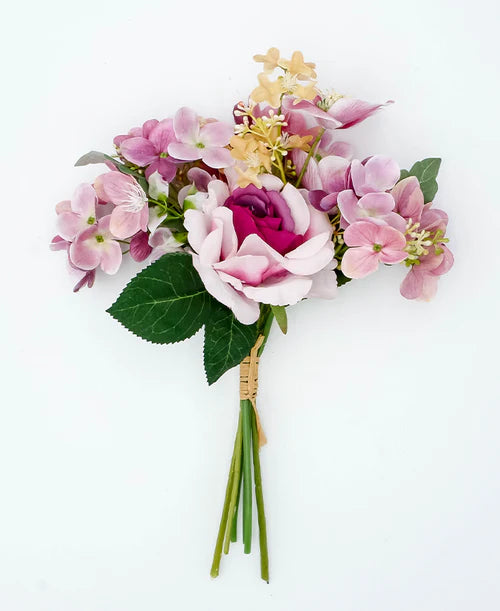 Ramo decorativo rosa hort nube 39 cm