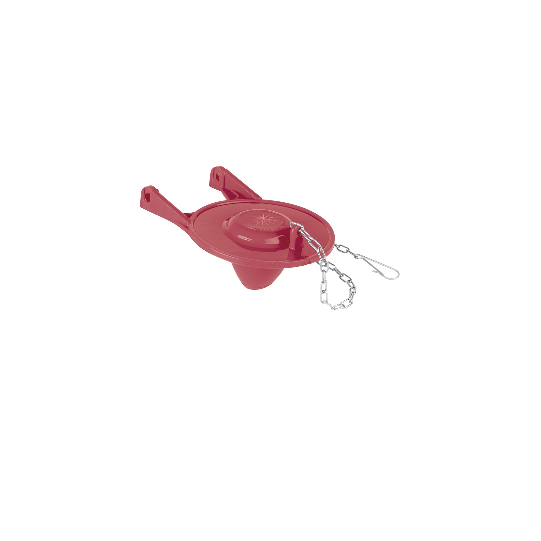 Sapo 3" para WC, silicona roja, cadena inoxidable idable, Foset, SA-011, 40173