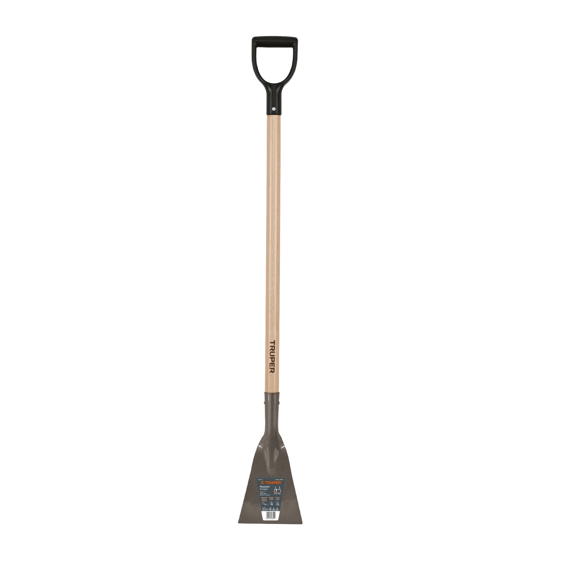 Raspador forjado de 7", puño Y, mango de 42", Truper