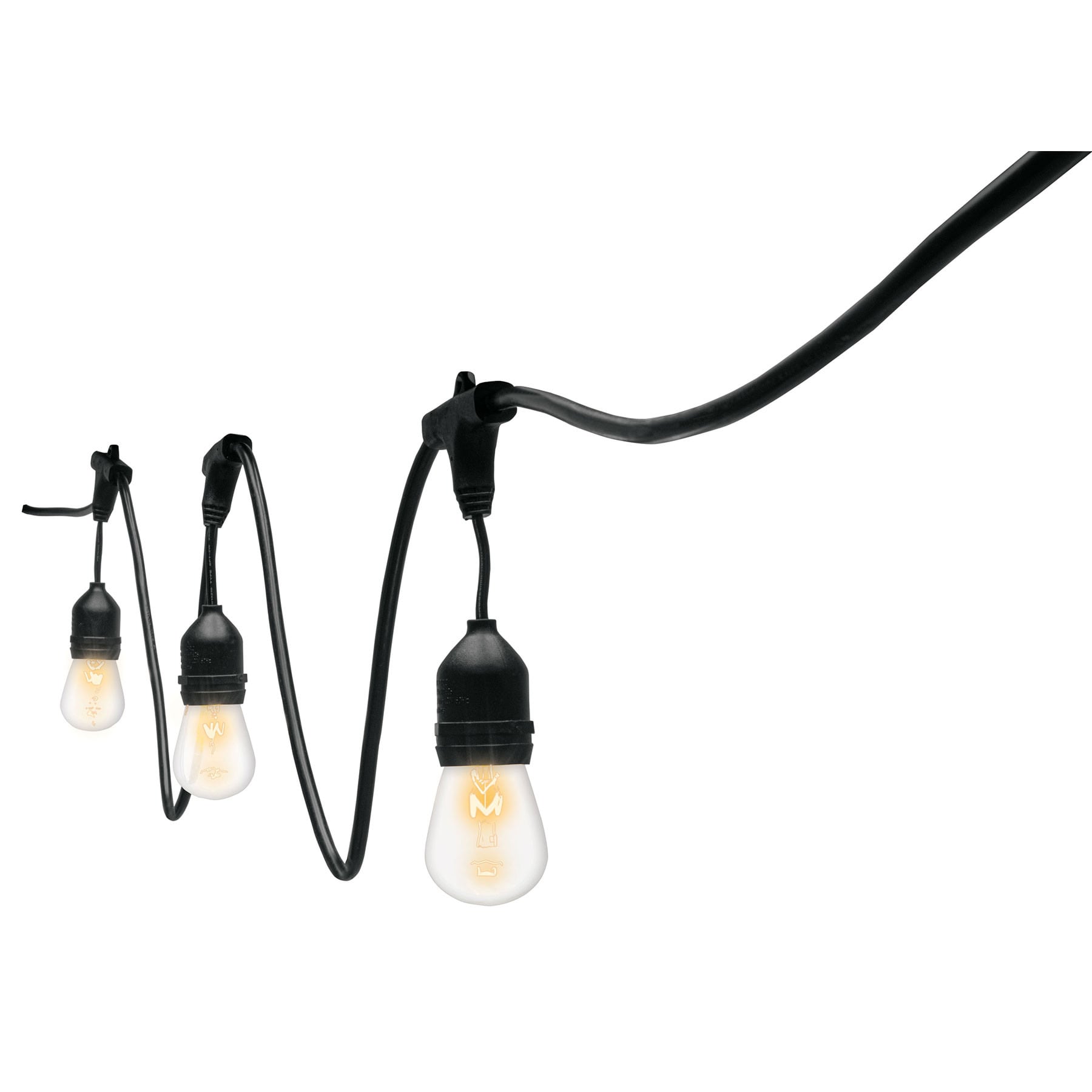 Serie de 7.3 m con 12 luces incandescentes para exterior, Volteck, SL-7I, 49994