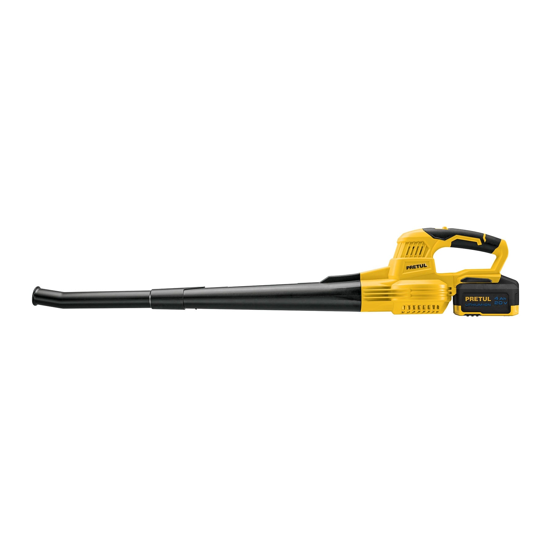 Sopladora inalámbrica 20V, 1 batería 4Ah, 1 cargador Pretul