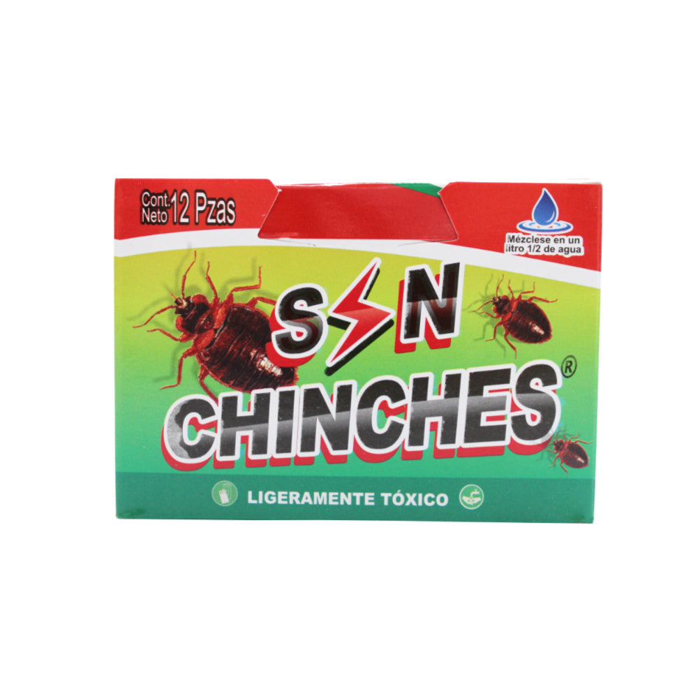 Sin Chinches Caja Con 12 piezas