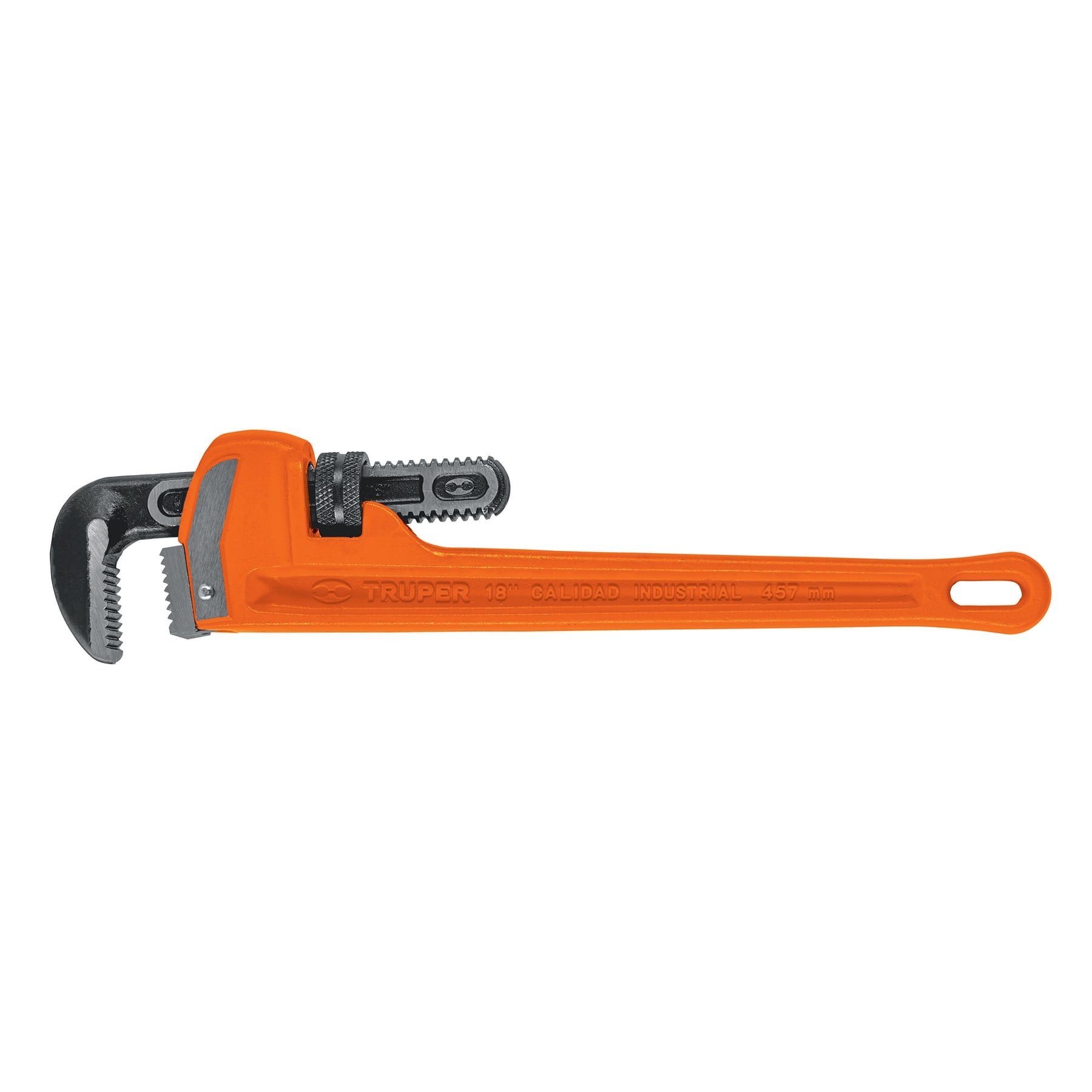 Llave stilson 18" cuerpo robusto de hierro dúctil, Truper