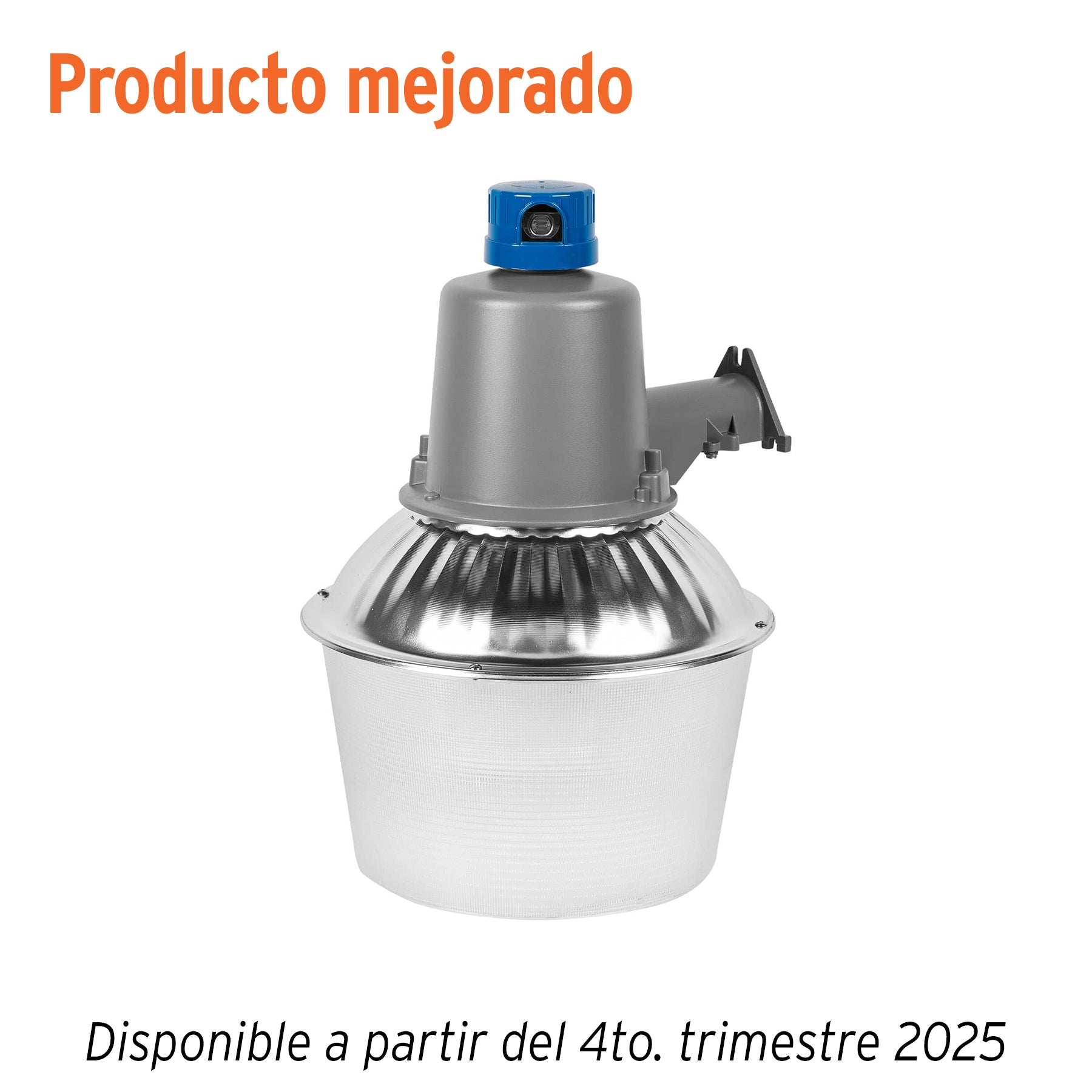 Luminario suburbano con foco LED 50W 6500K y sensor de luz, Volteck, SUB-822F, 47269