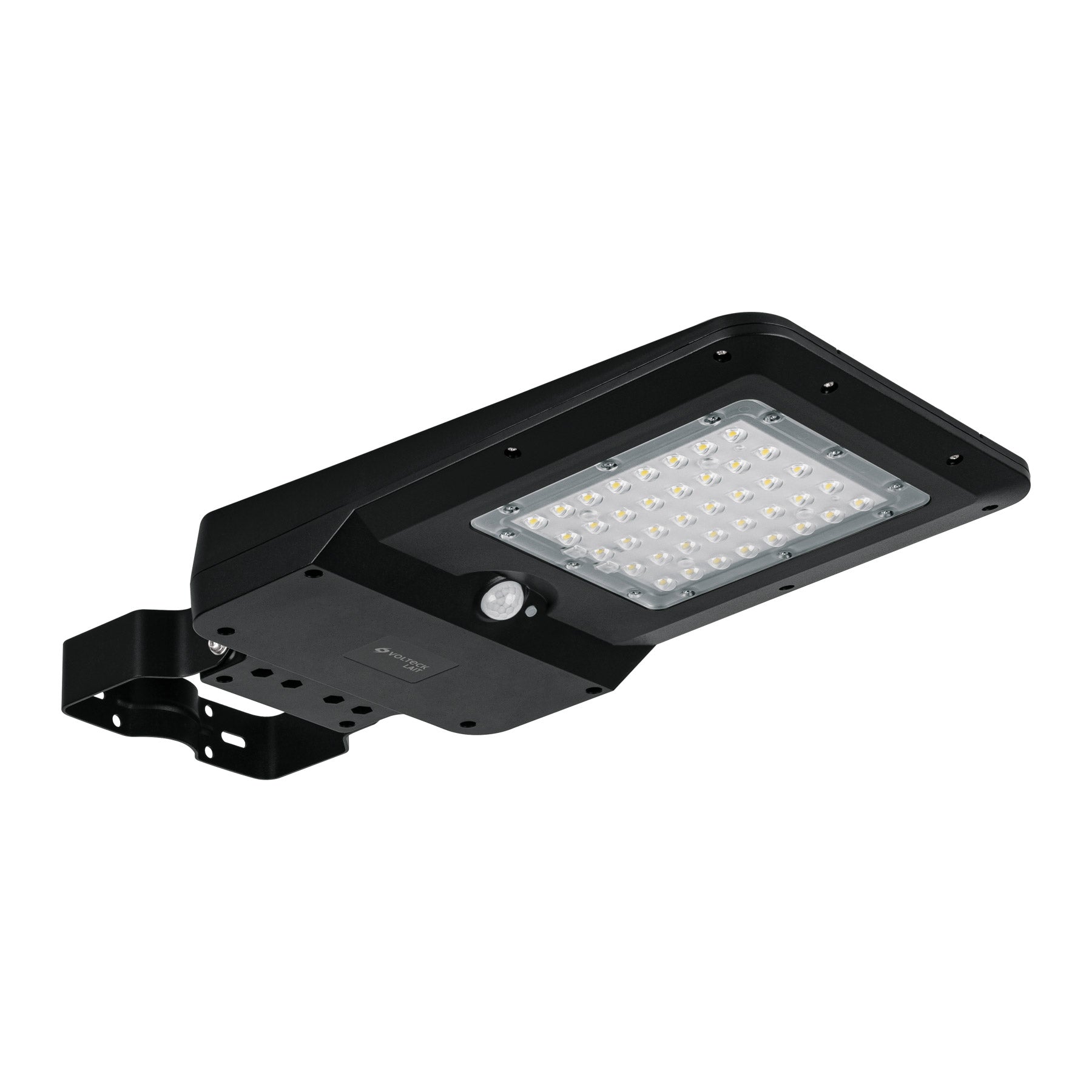 Luminario suburbano solar LED 15 W 6500 K con sensor de luz, Volteck, SUB-902L, 46958