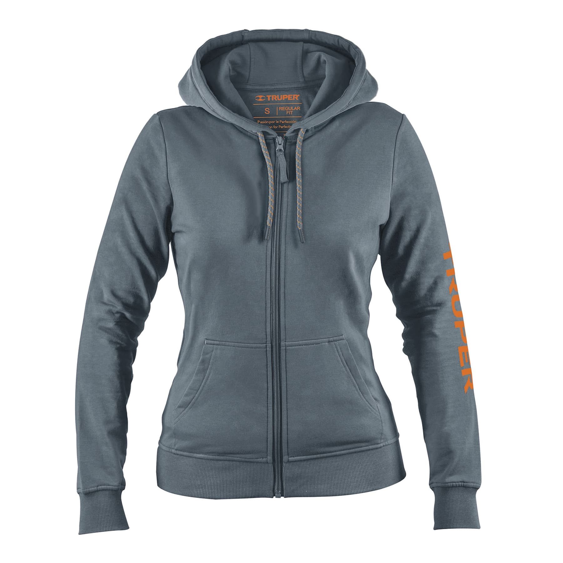 Sudadera gris para dama, talla CH, Truper