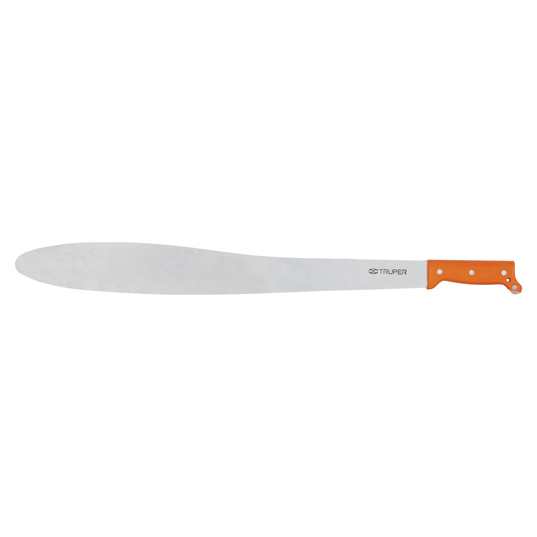 Machete Caguayano 24" cacha naranja remachada, Truper