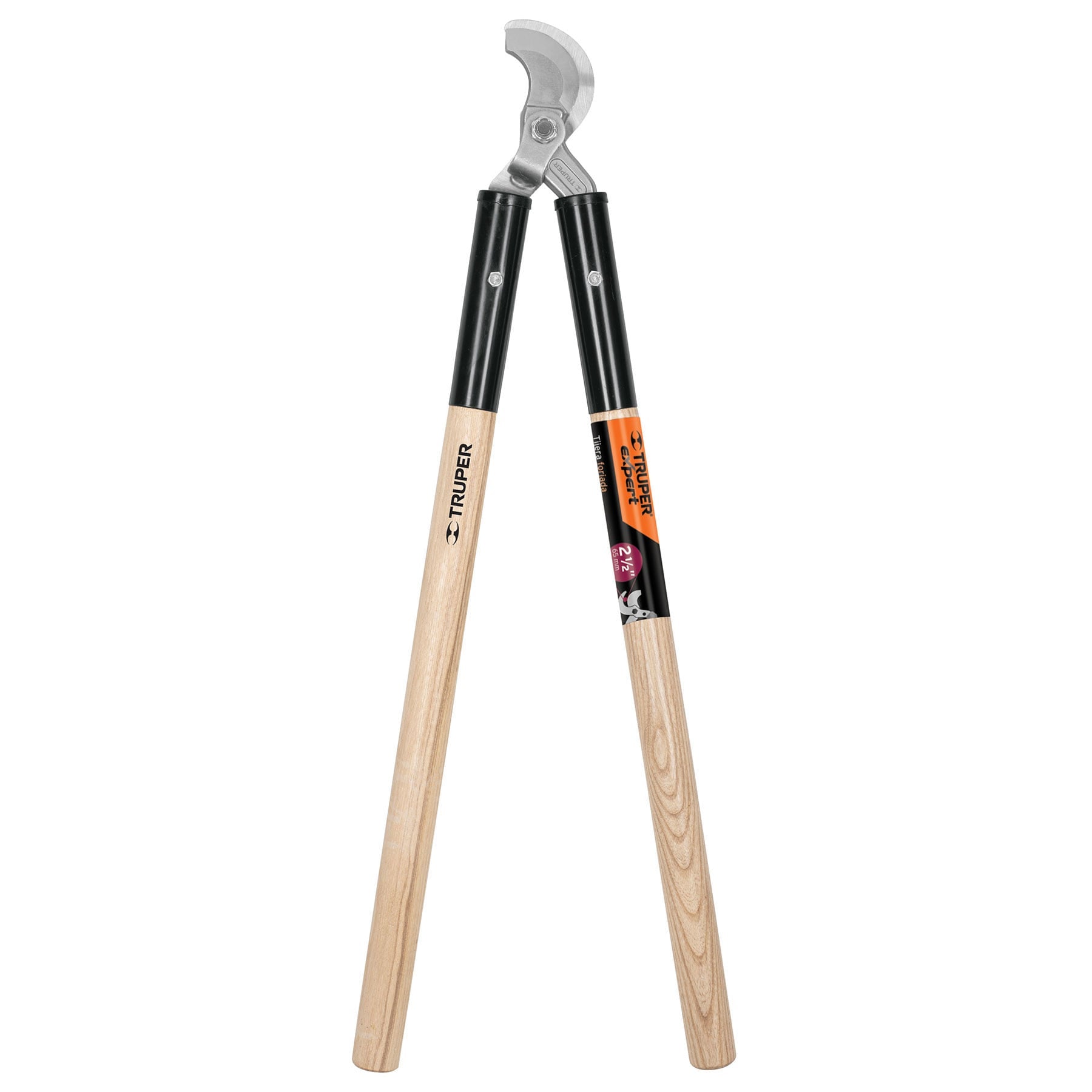 Tijera para ramas 80cm,uso rudo,mangos de madera,Truper Expert