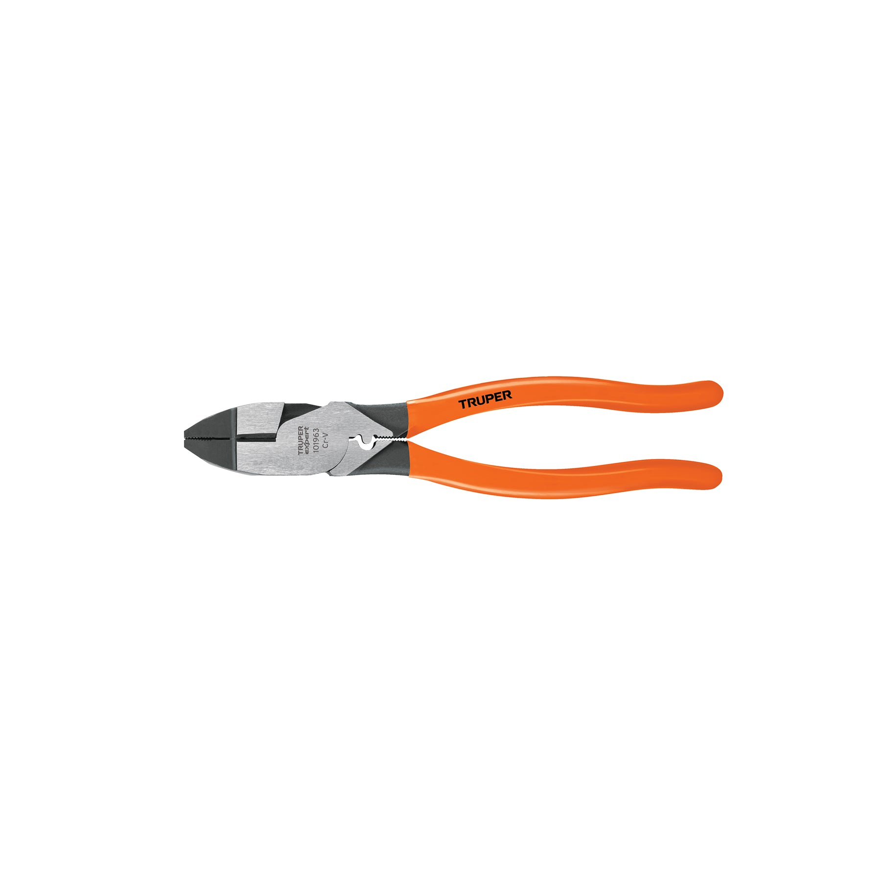 Pinza para electricista 9" con ponchador de terminales, Expert
