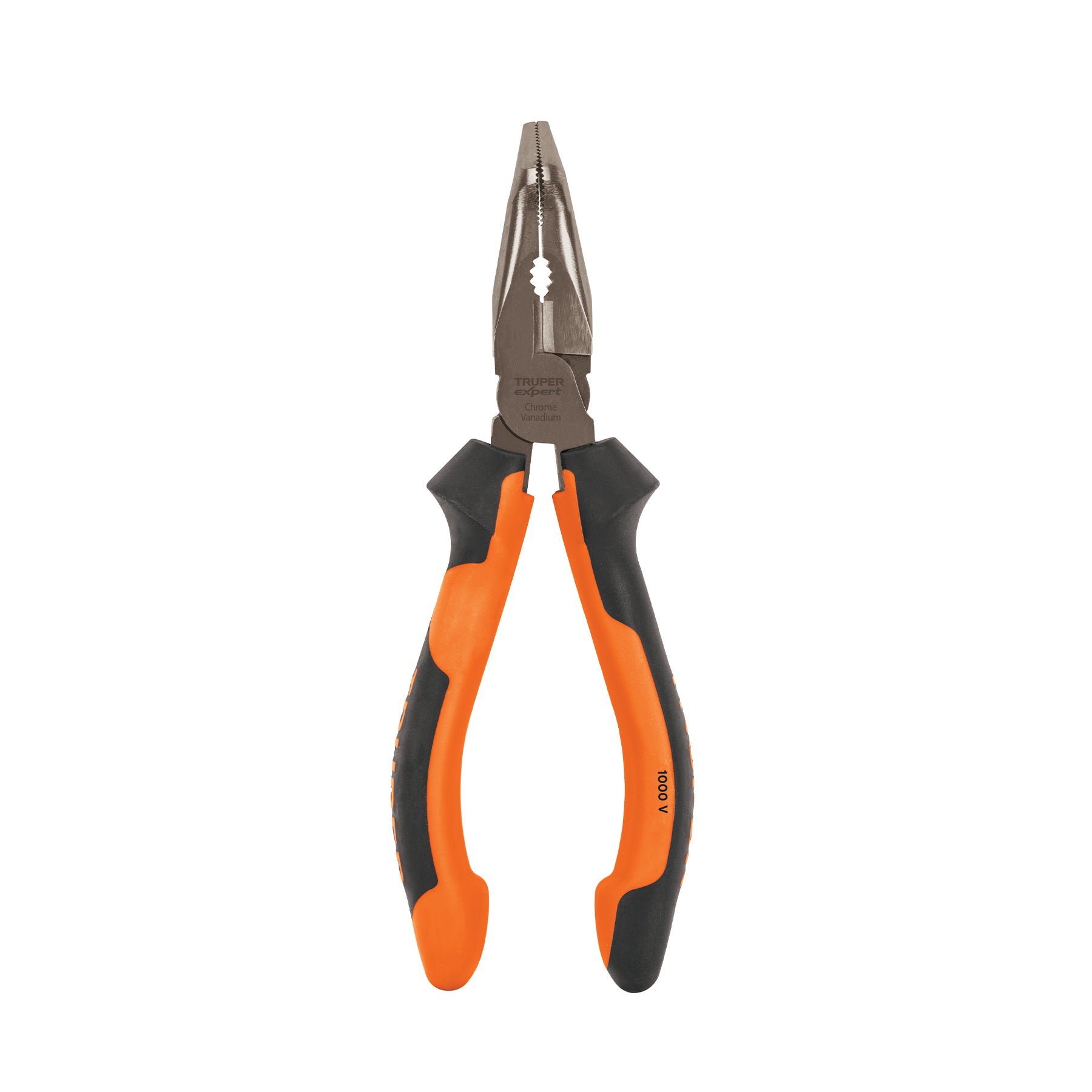 Pinza punta curva 6" mango Comfort Grip, Truper Expert