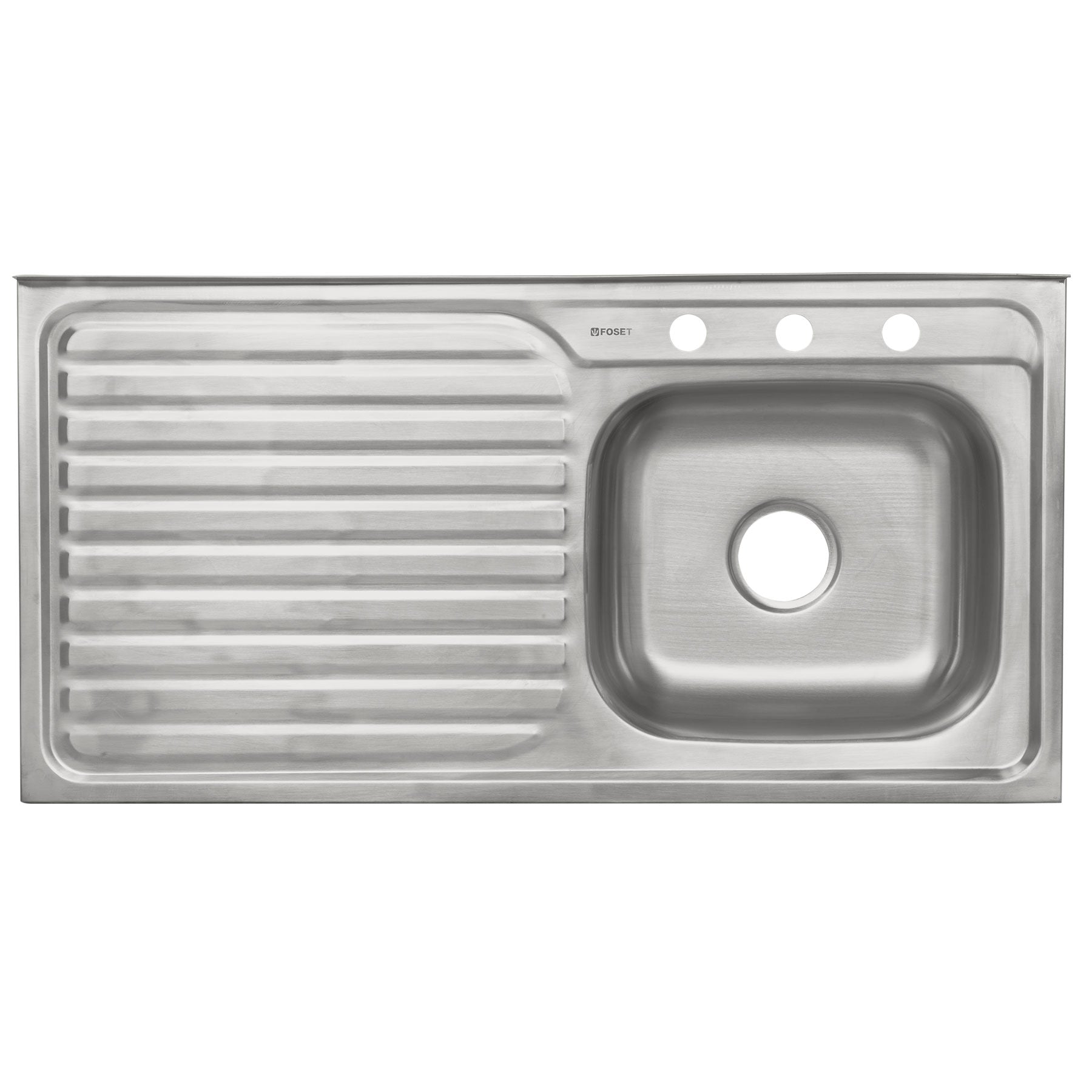 Tarja de sobreponer 100 x 50 cm tina derecha, Foset