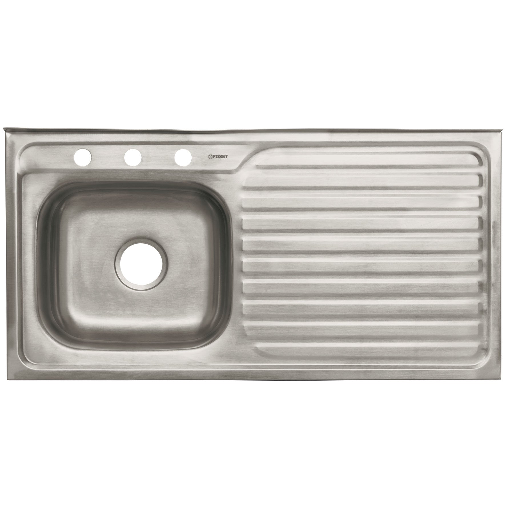 Tarja de sobreponer 100 x 50 cm tina izquierda, Foset