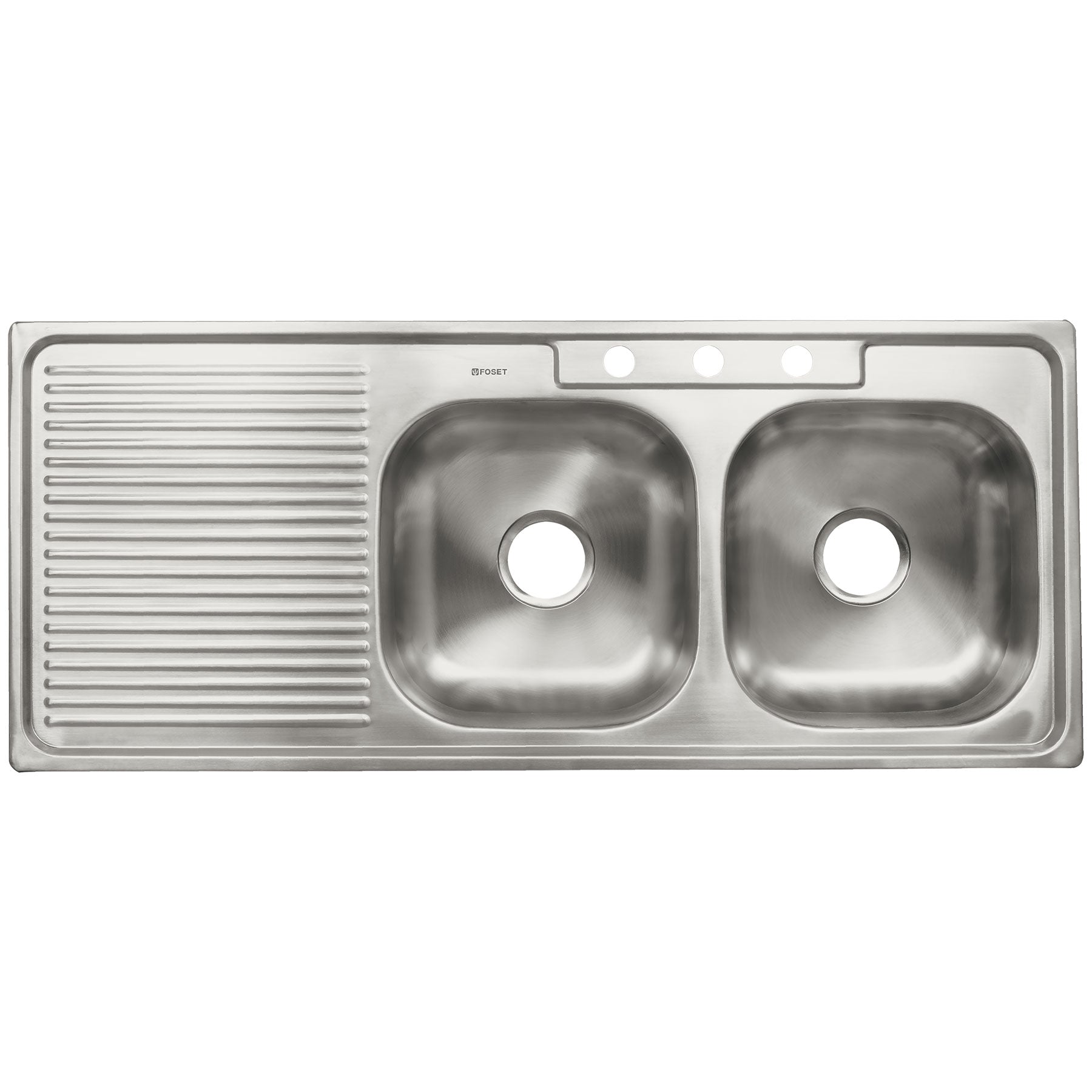 Tarja de empotrar 120x50cm doble tina derecha BASIC, Foset, TA-1202TDB, 47023