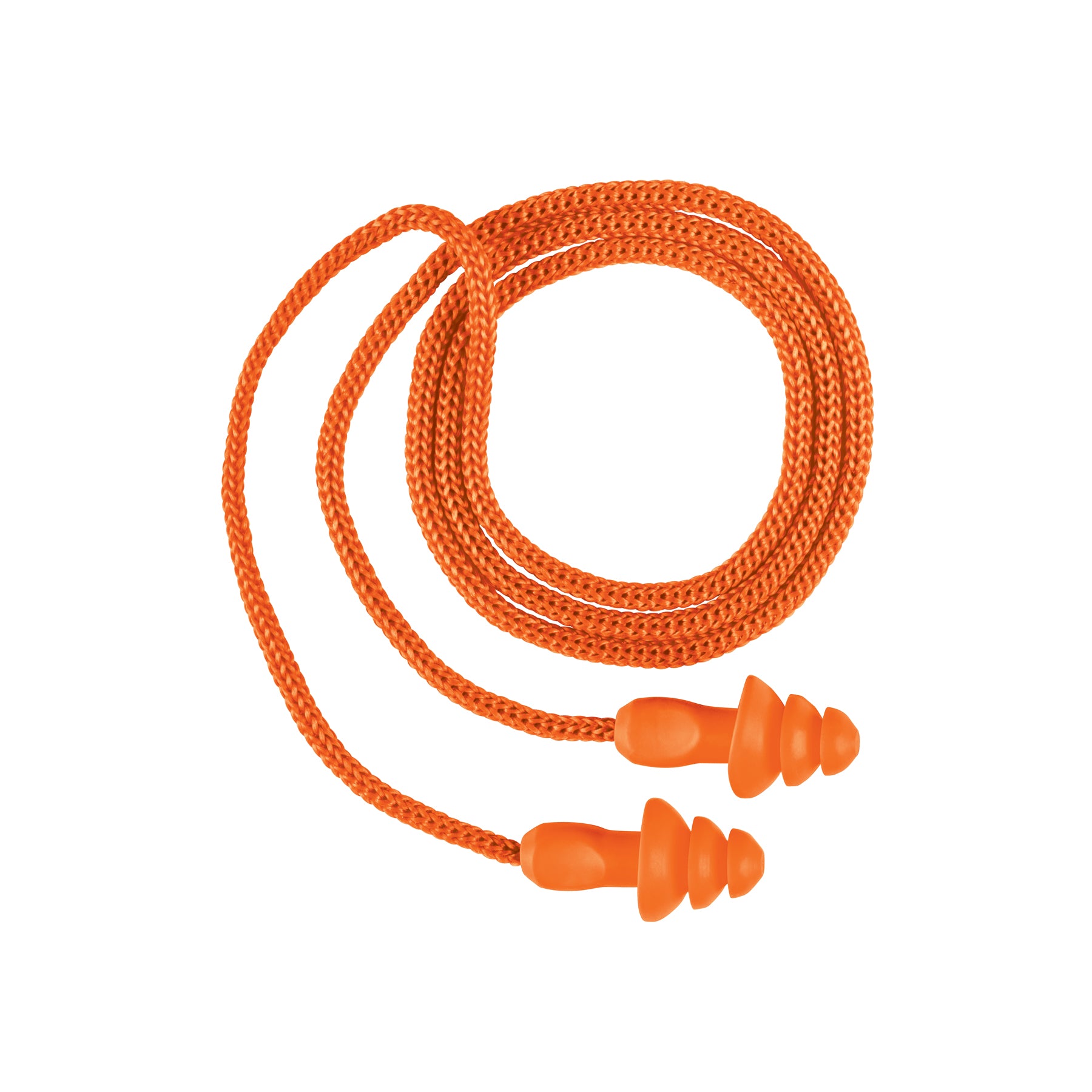 Tapón auditivo reutilizable barrera c/cordón-estuche, 50 pz