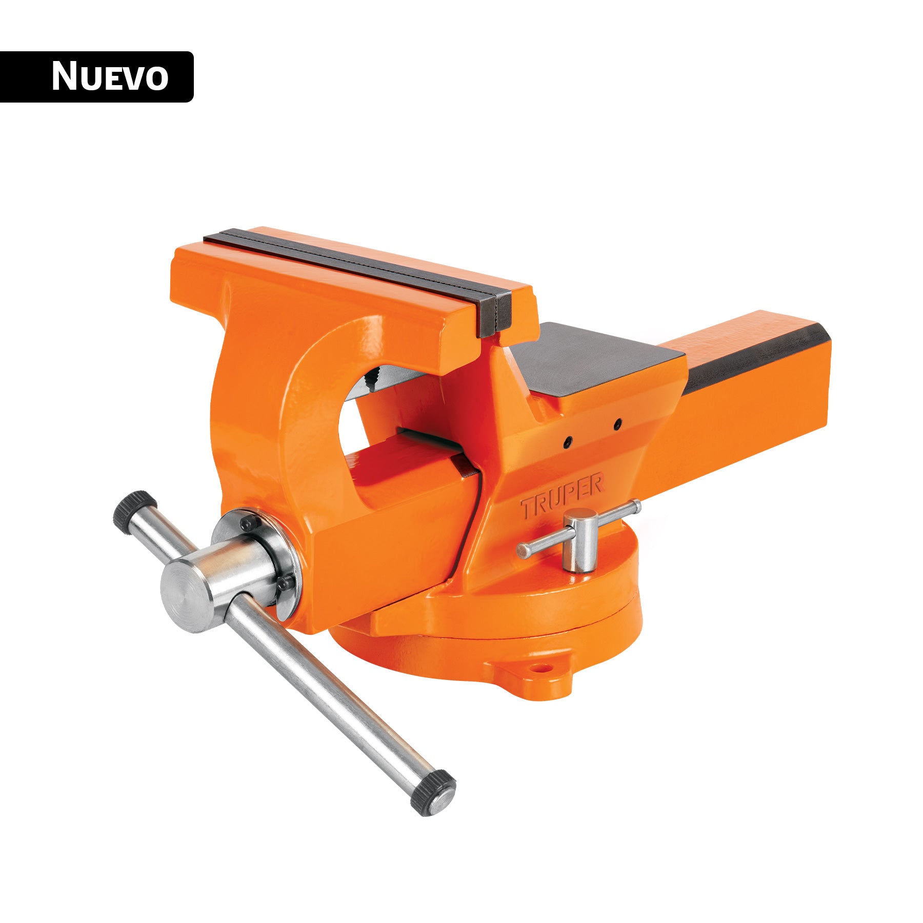 Tornillo de banco 8" industrial de hierro dúctil, Expert
