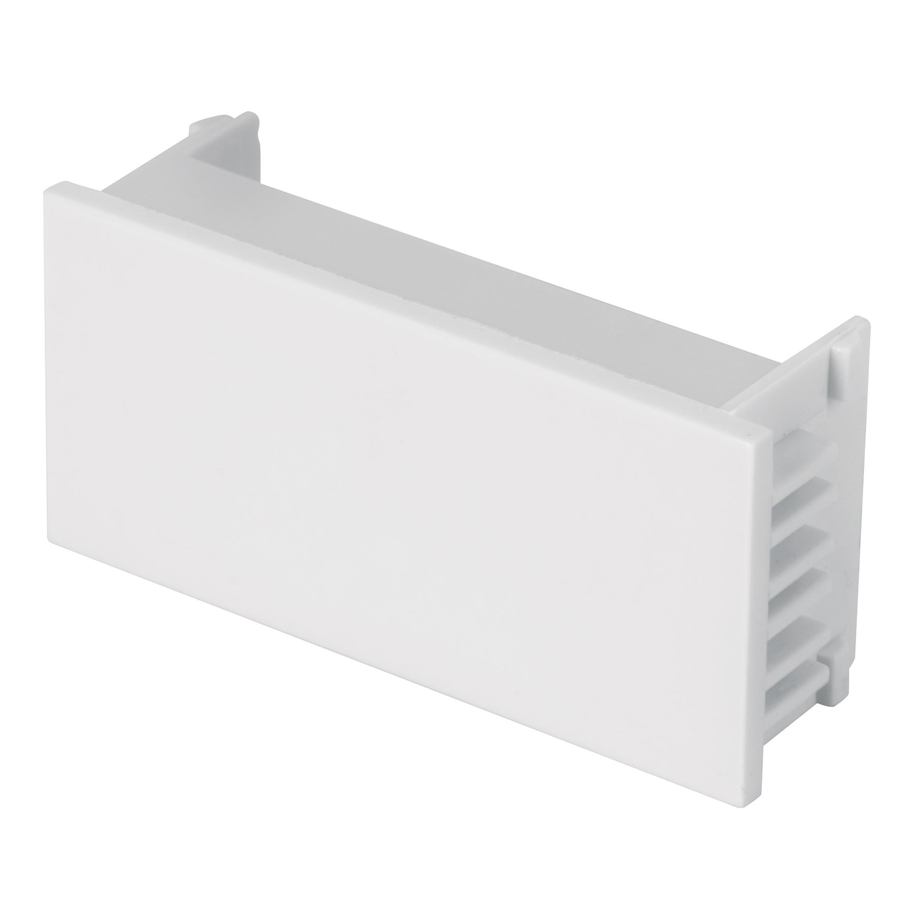 Tapón ciego, 1 módeloulo, línea Española, color blanco, Volteck