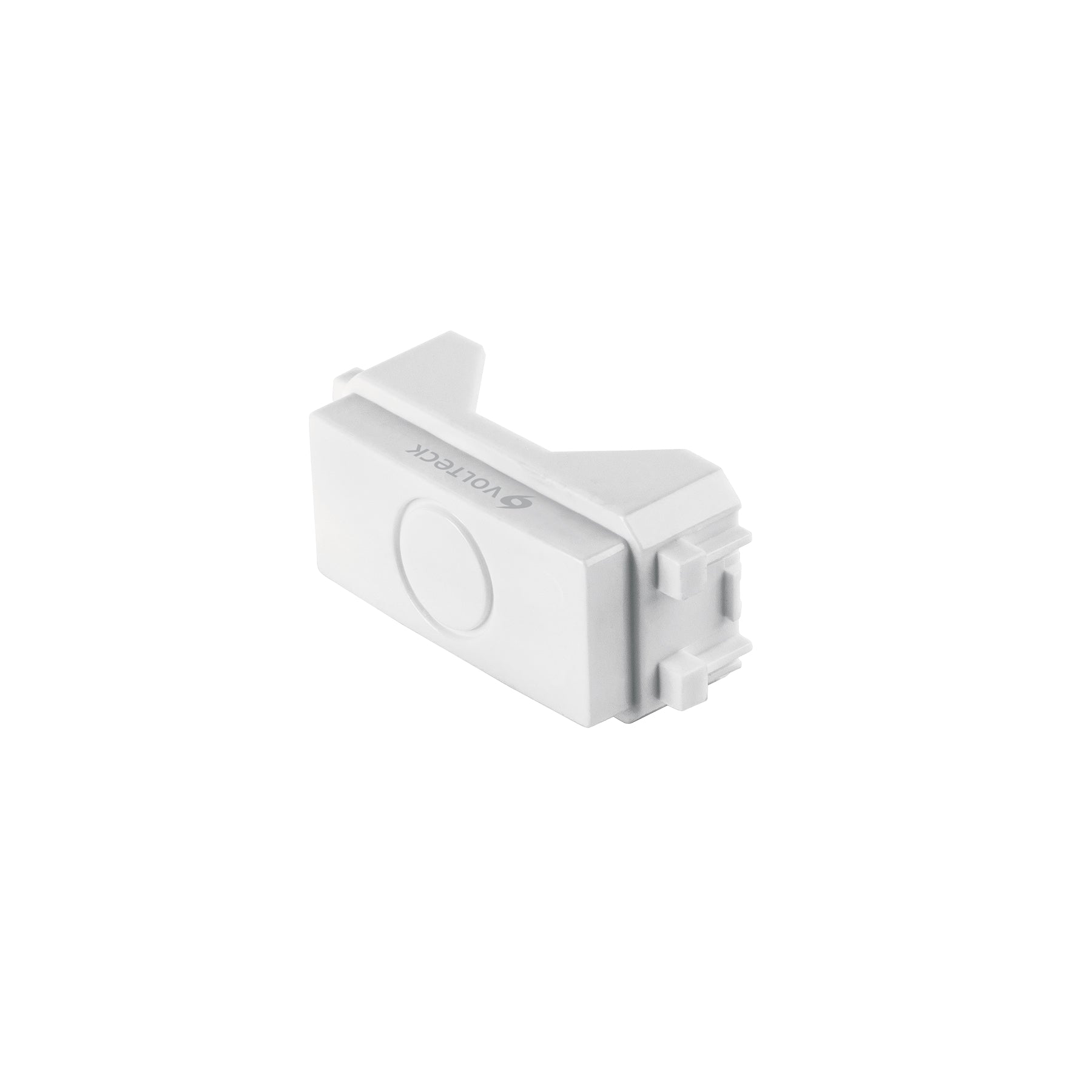 Módulo (tapón) ciego, línea Italiana, color blanco, Volteck, TA-IB, 46140
