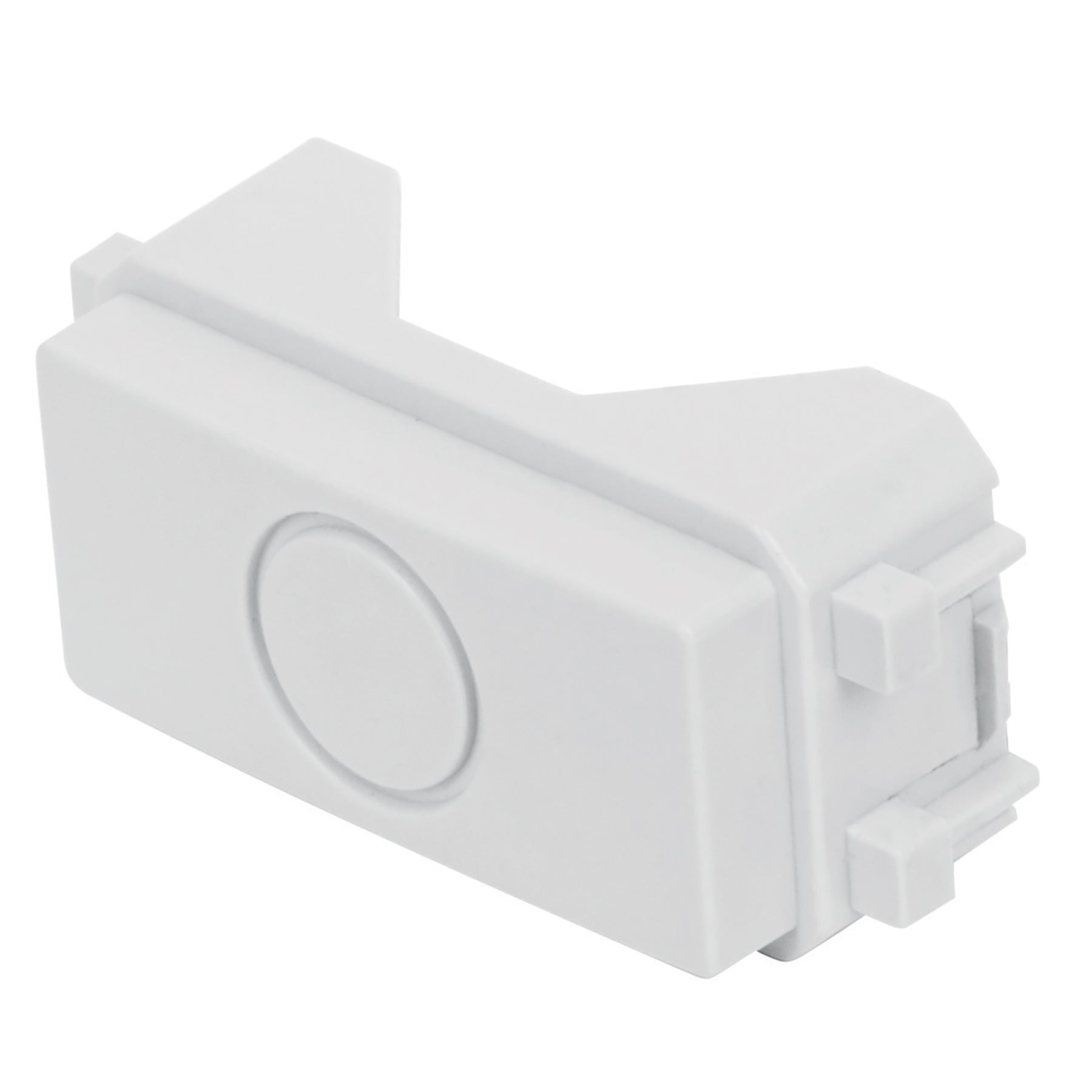 módeloulo (tapón) ciego, línea Italiana, color blanco, Volteck