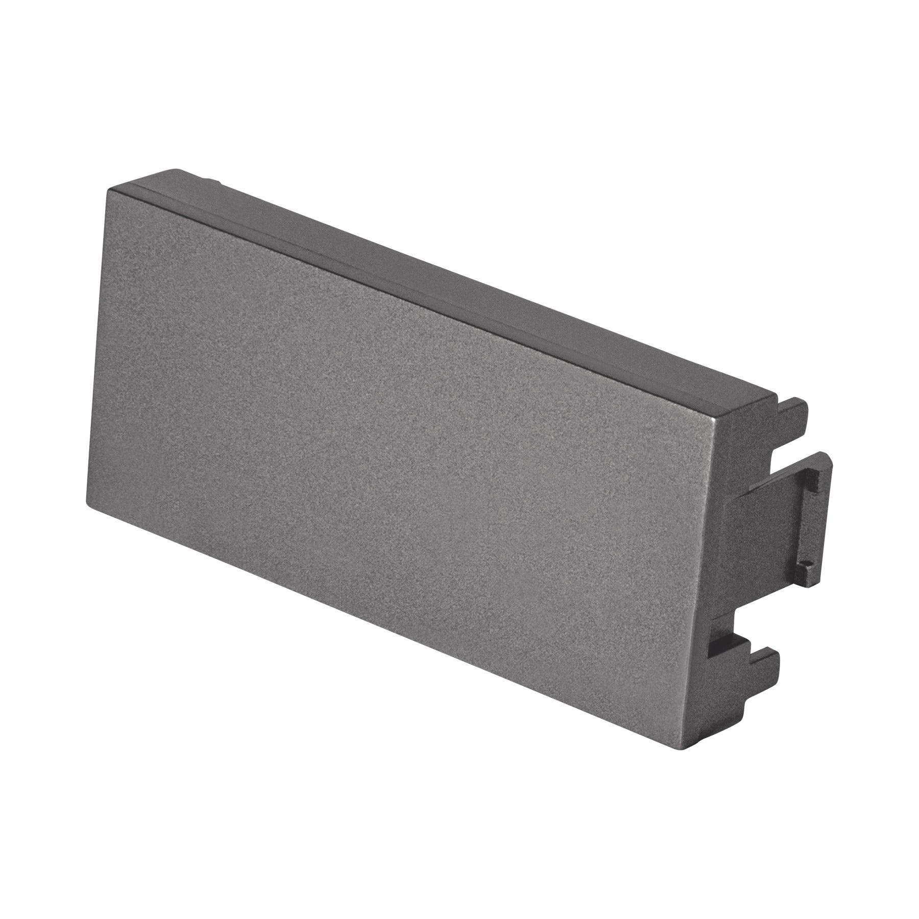 Tapón ciego acero inox de 1 módeloulo, línea Lisboa, Volteck