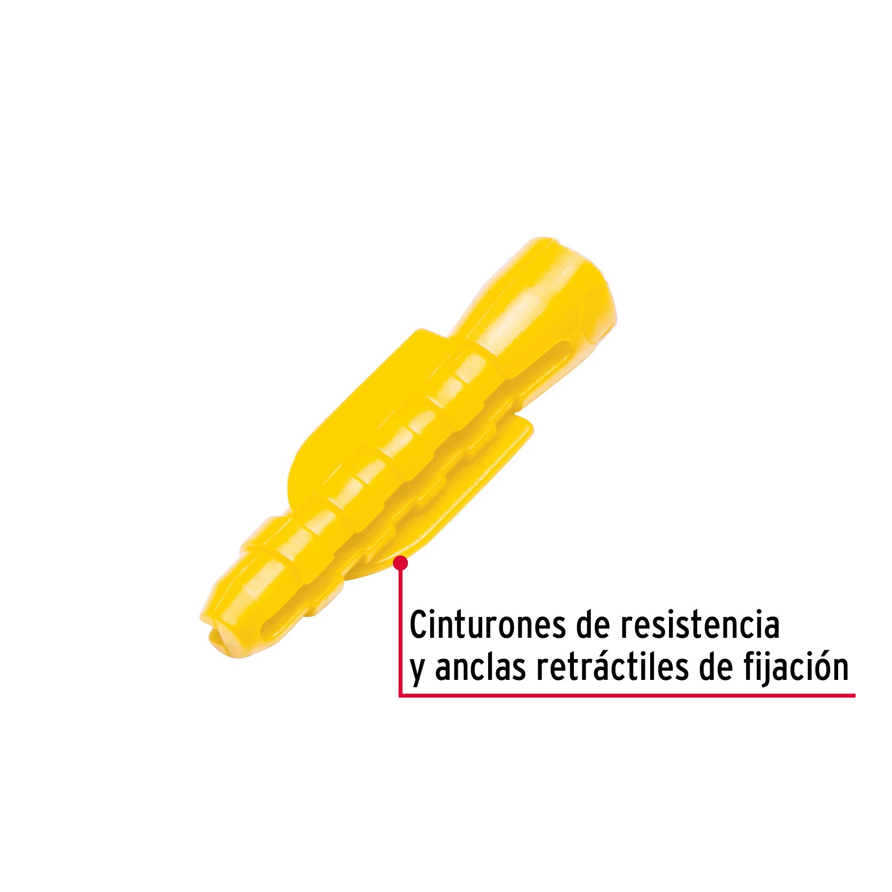 Bolsa con 20 taquetes de plástico 7/32", Fiero