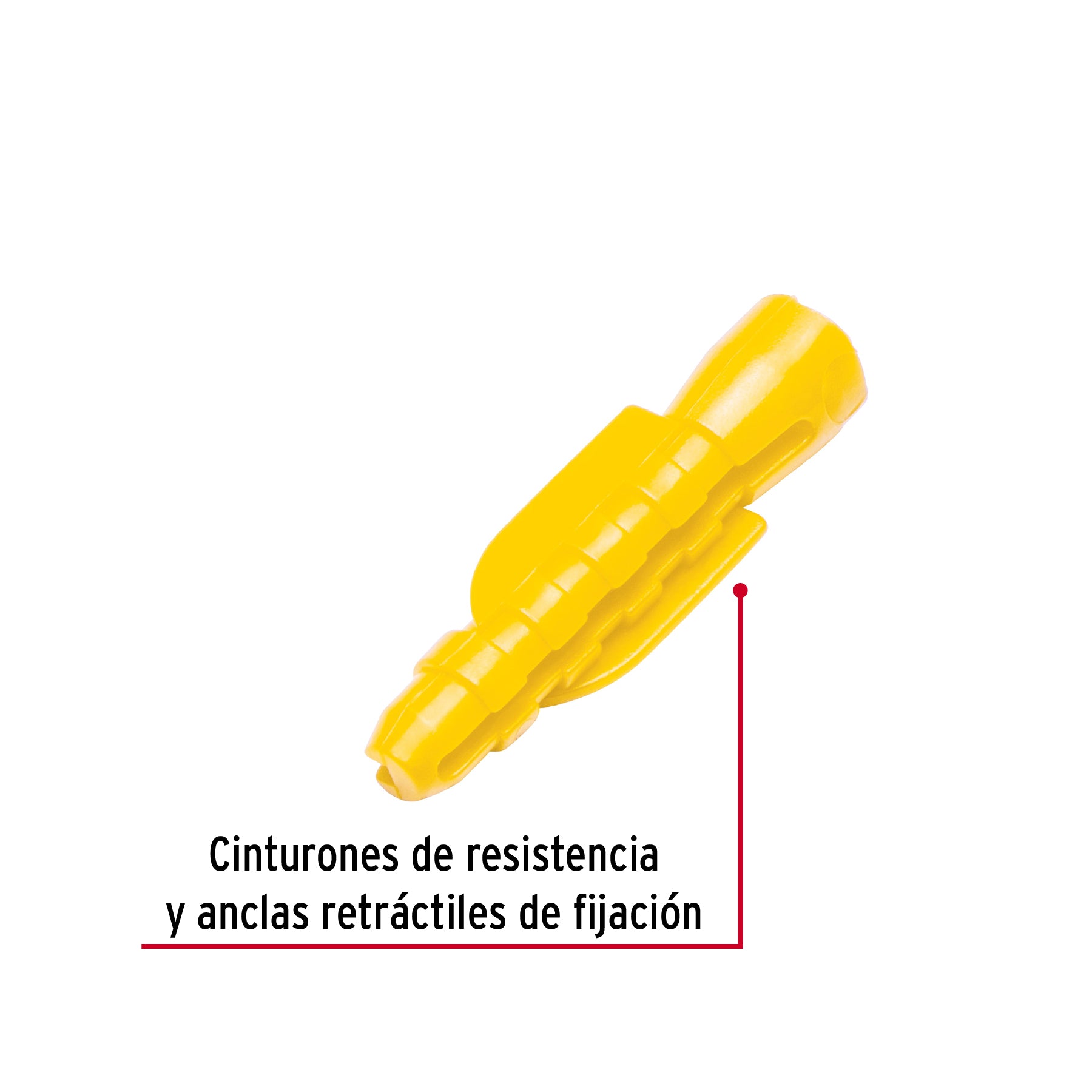 Bolsa con 50 taquetes de plástico 7/32", Fiero