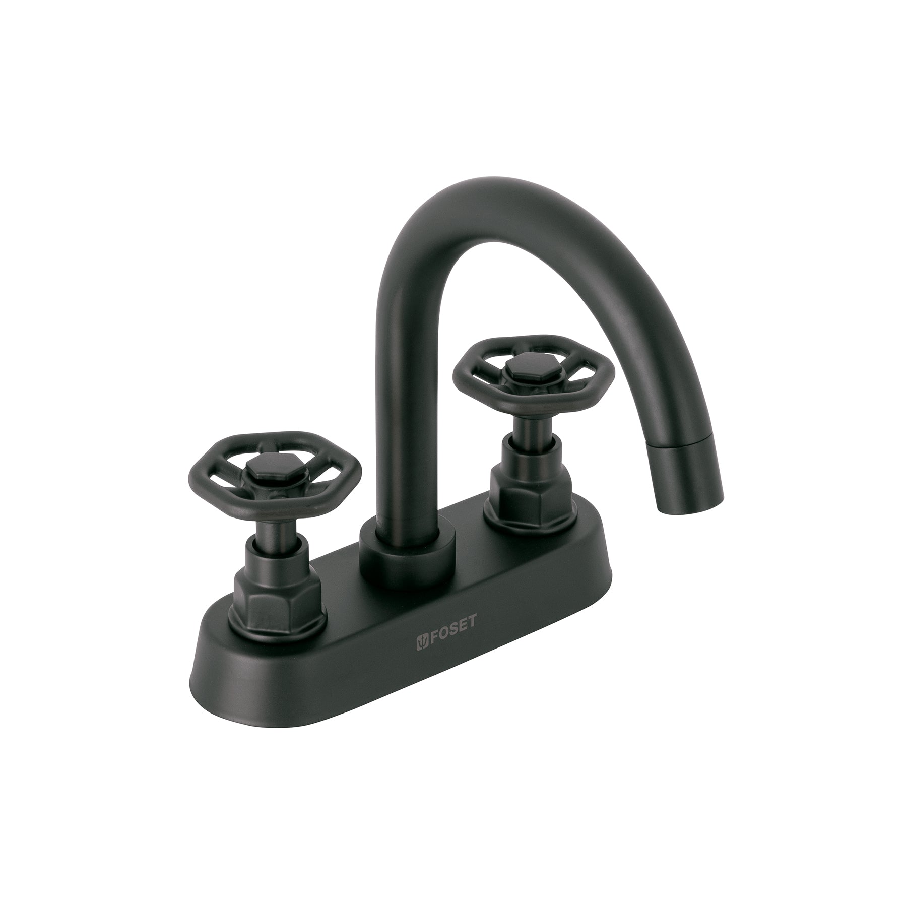 Mezcladora para lavabo,bar,manerales redondos,negro mate, TÚBIG, Foset, TBM-61M, 46755