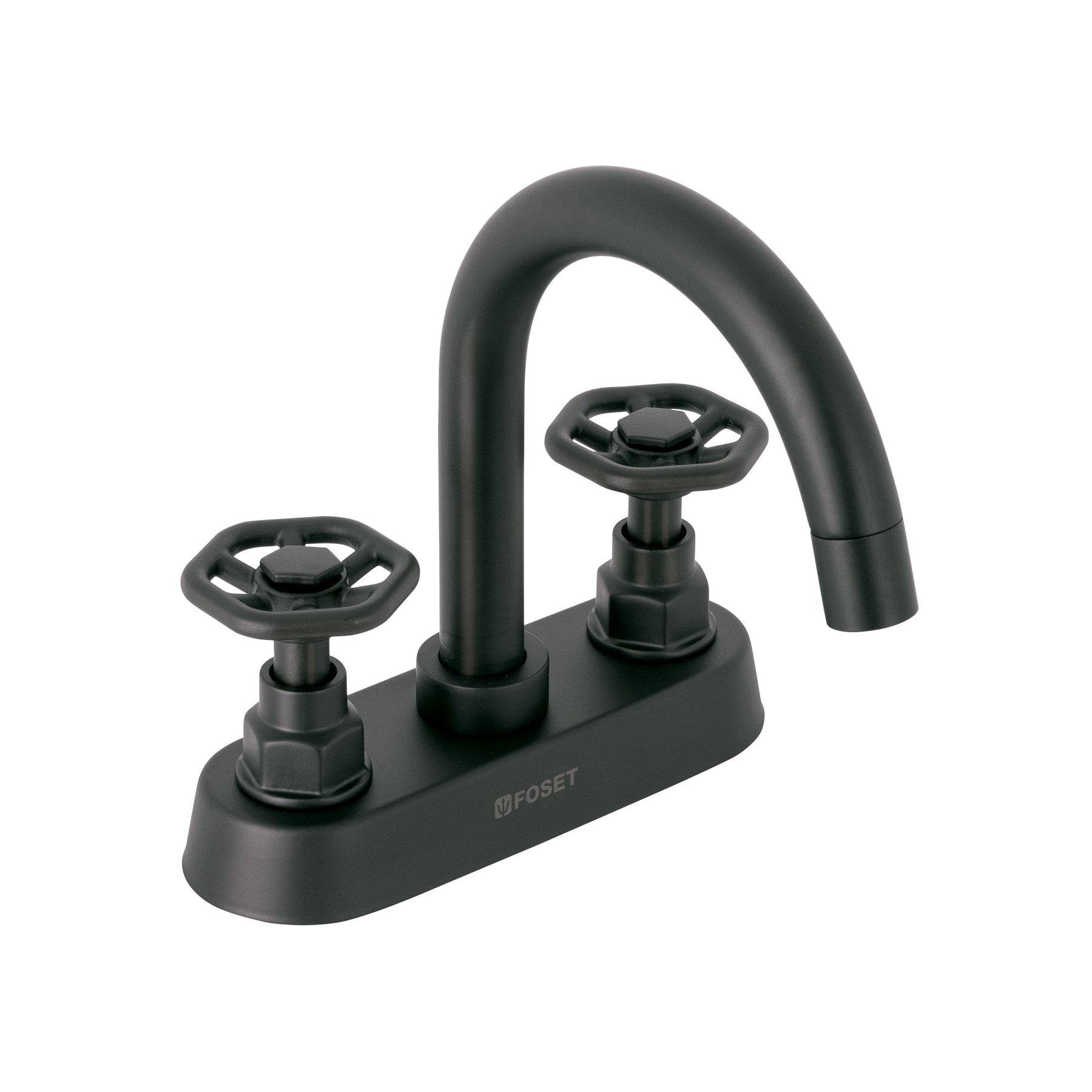 Mezcladora para lavabo,bar,manerales redondos,negro mate,Tubig