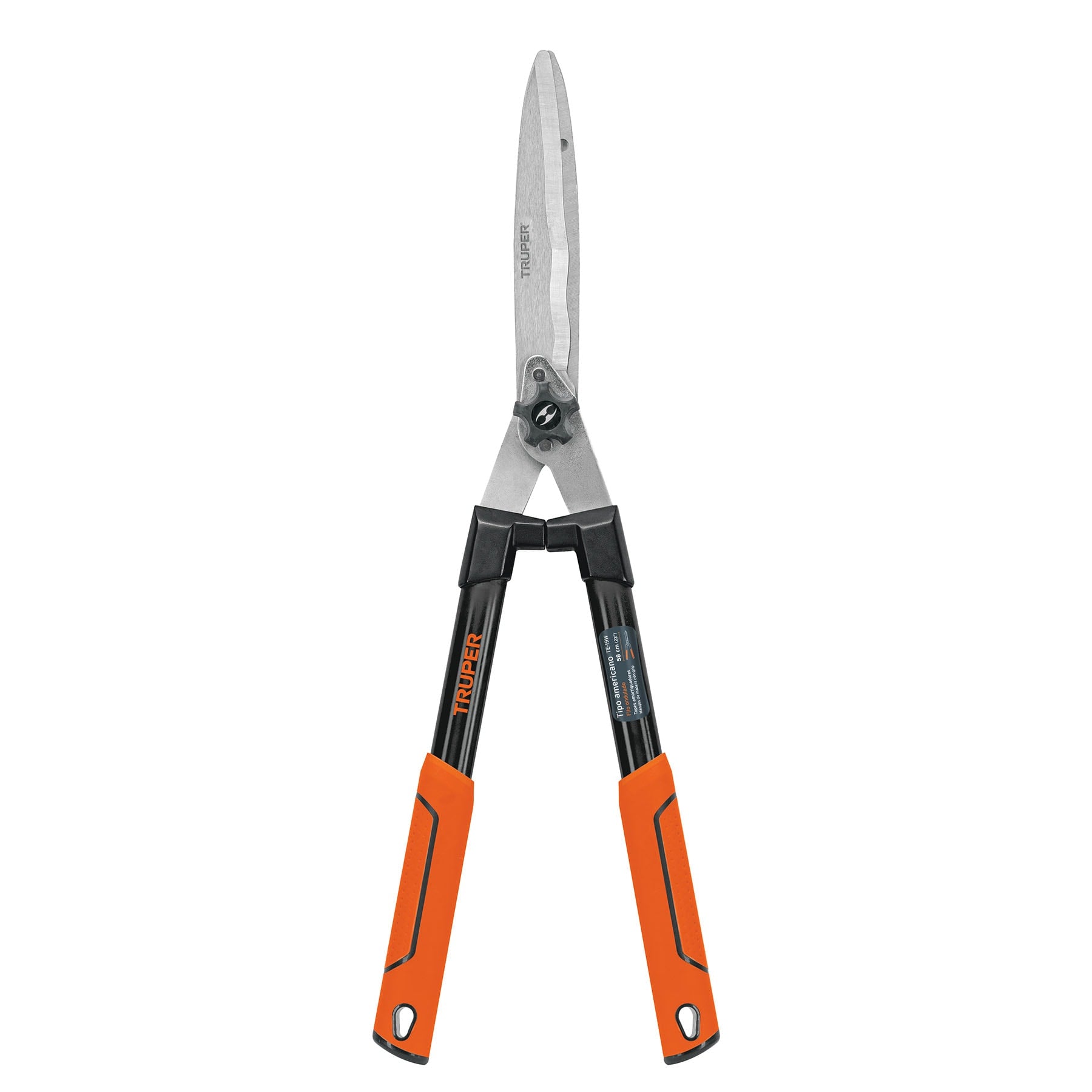 Tijera para poda 58 cm filo ondulado mangos de madera con grip