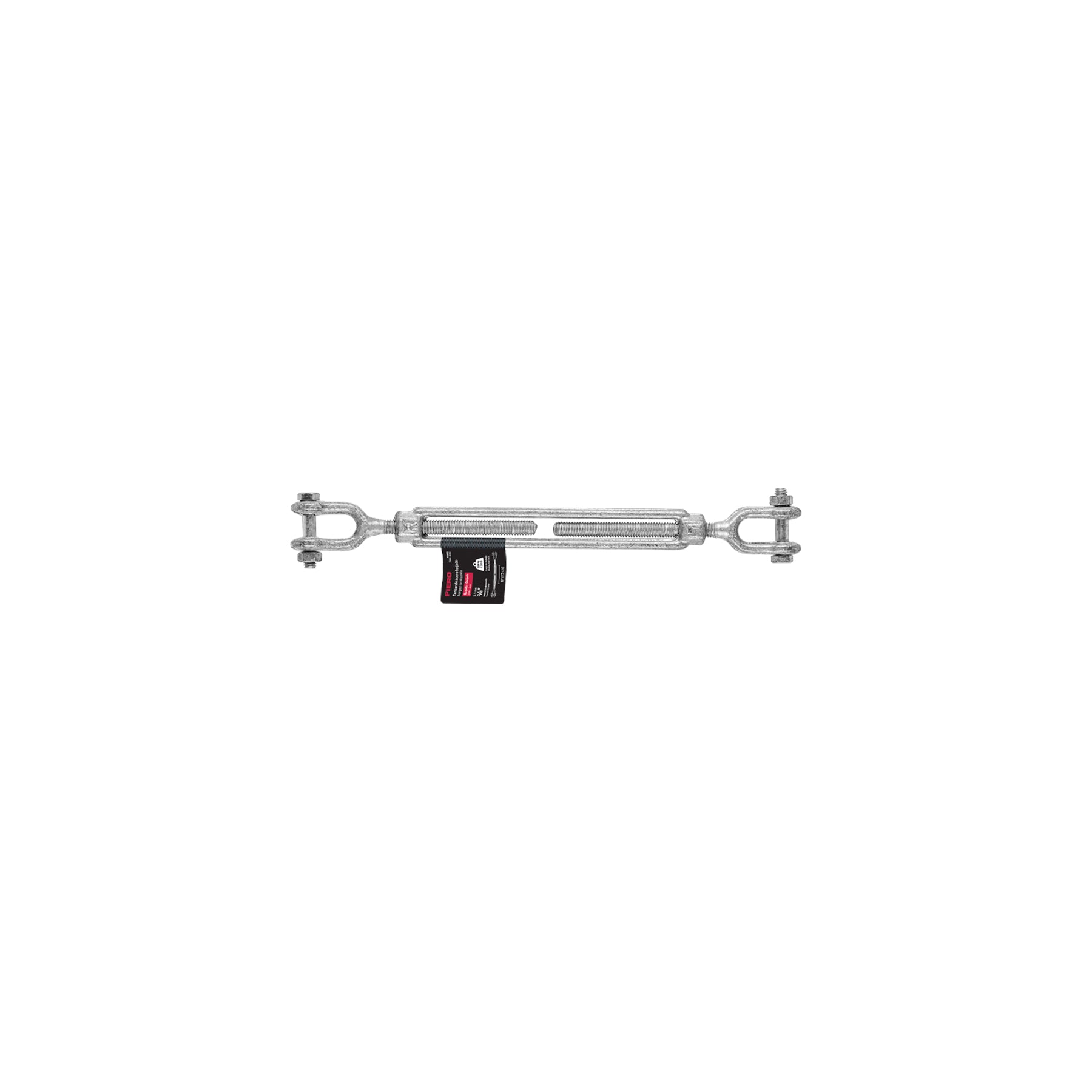 Tensor forjado 3/8" quijada - quijada, galvanizado, Fiero, TENF-3-8Q, 43953