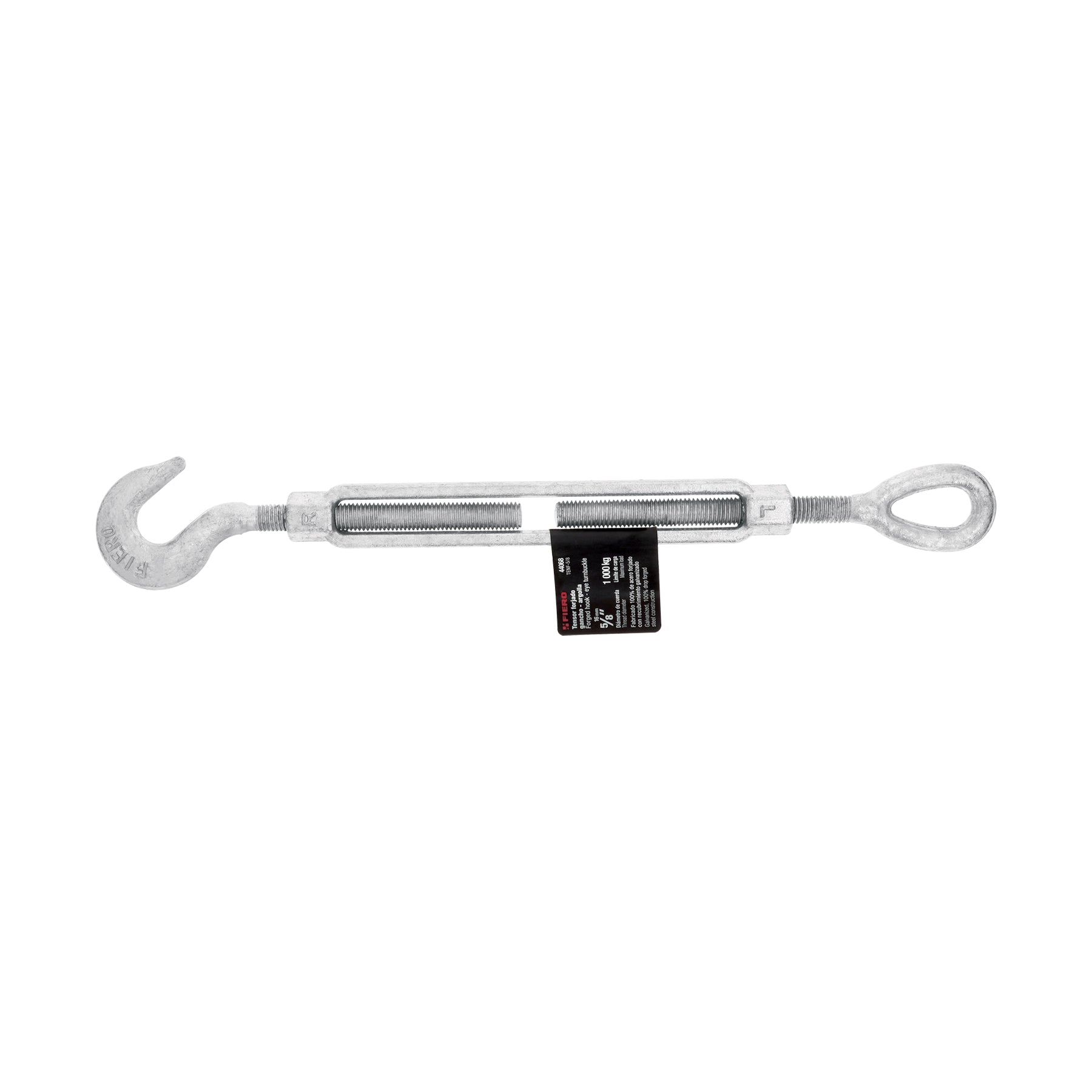 Tensor forjado 5/8" gancho-argolla, Fiero