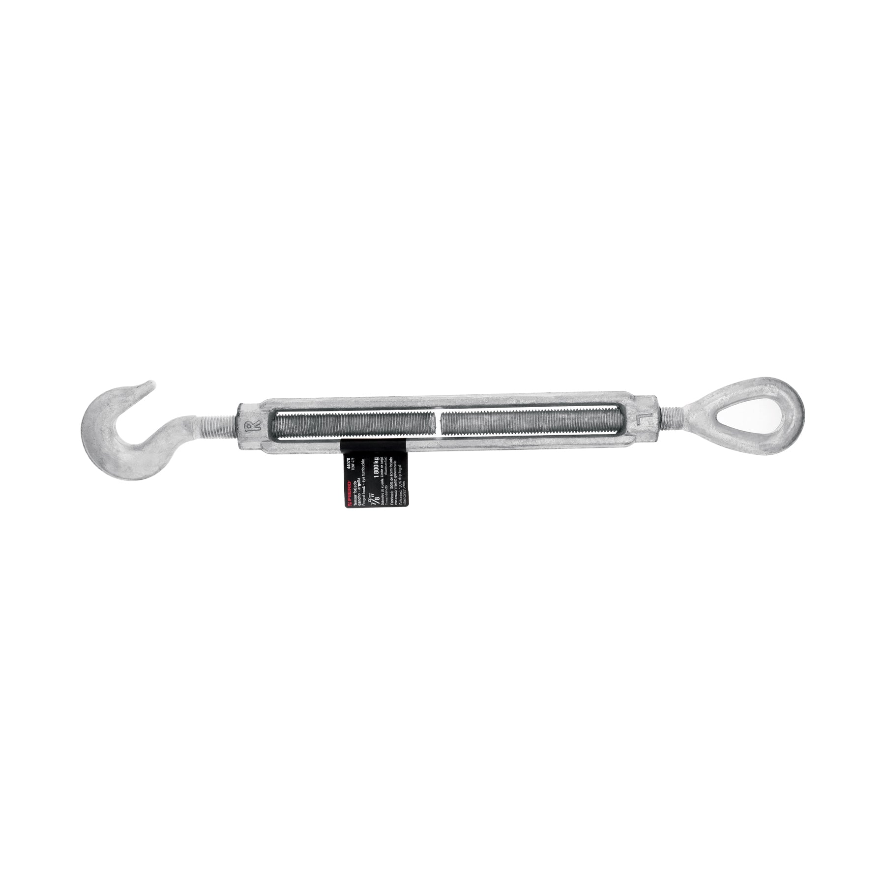 Tensor forjado 7/8" gancho-argolla, Fiero