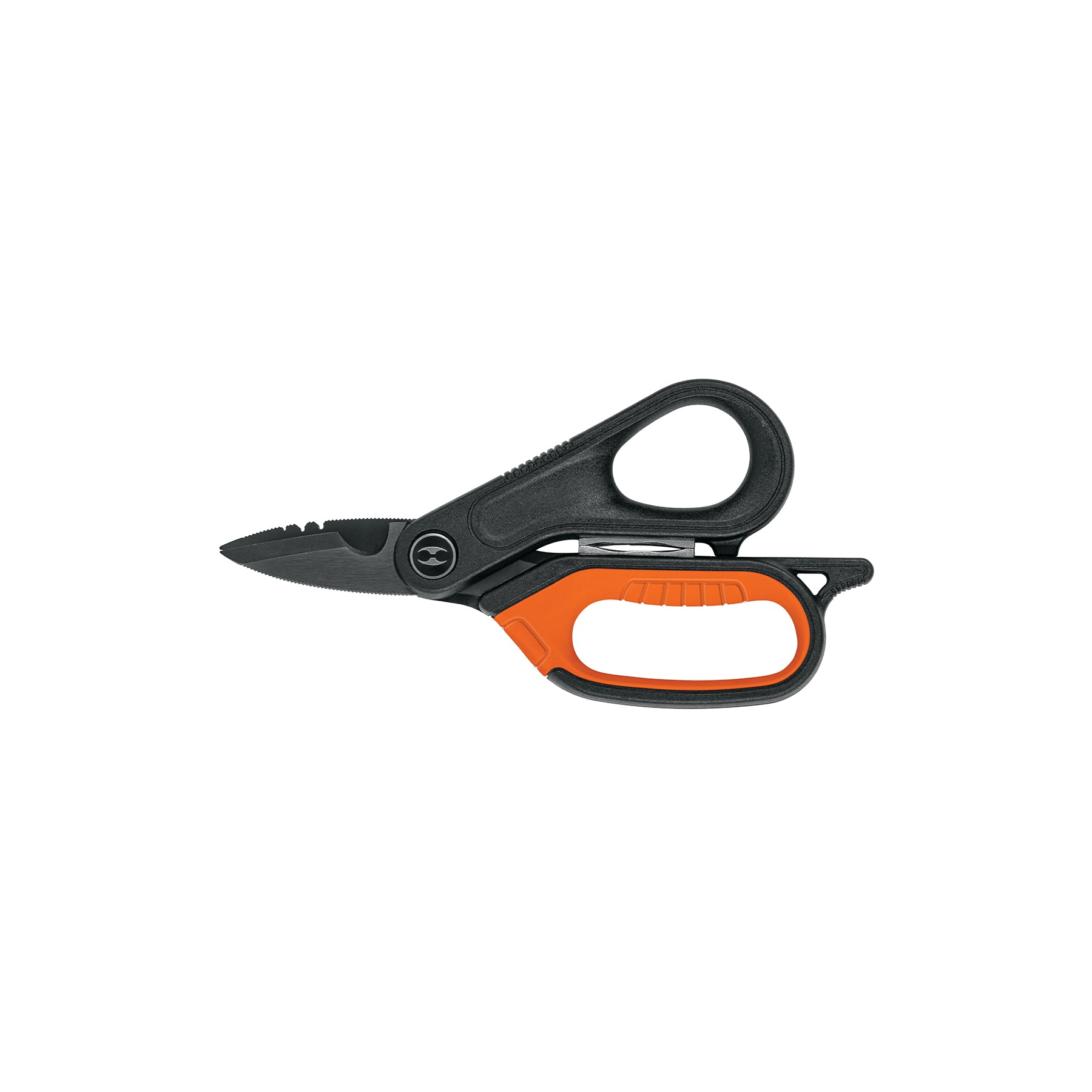 Tijera para electricista, 6", acero inox, oxido negro, Expert