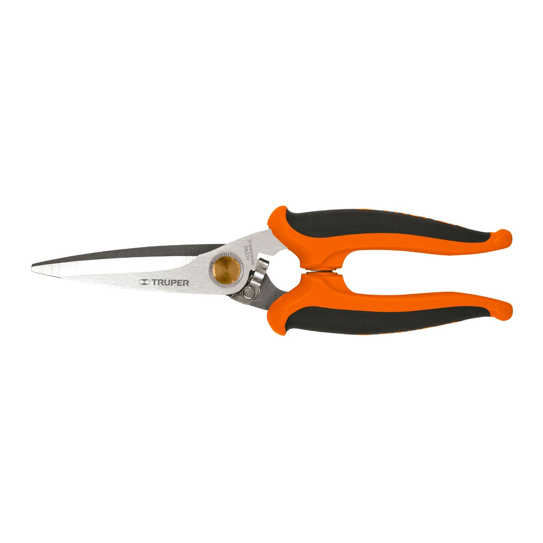 Tijera 8" multiusos de acero inoxidable mango Comfort Grip, Truper