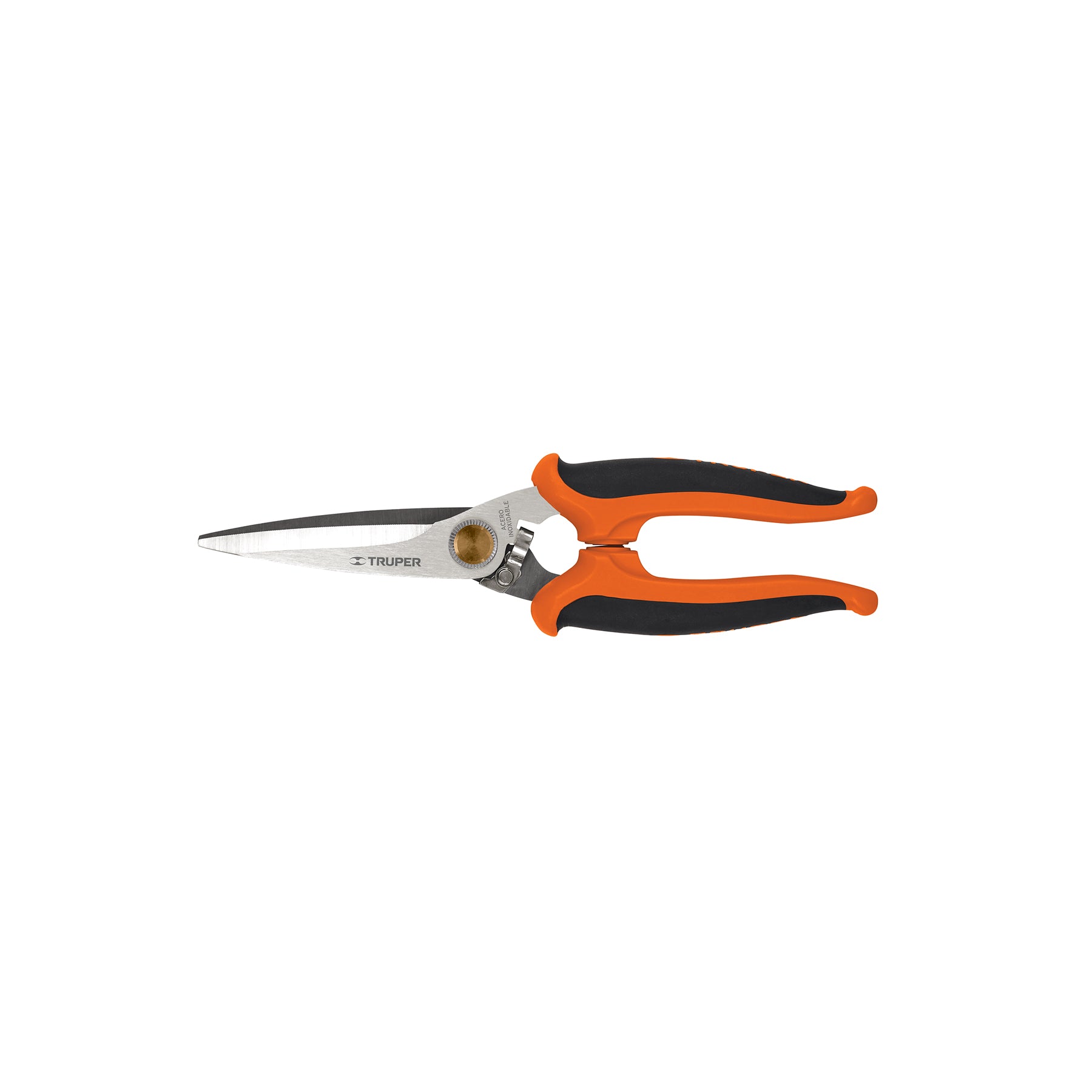 Tijera 8" multiusos de acero inoxidable mango Comfort Grip, Truper