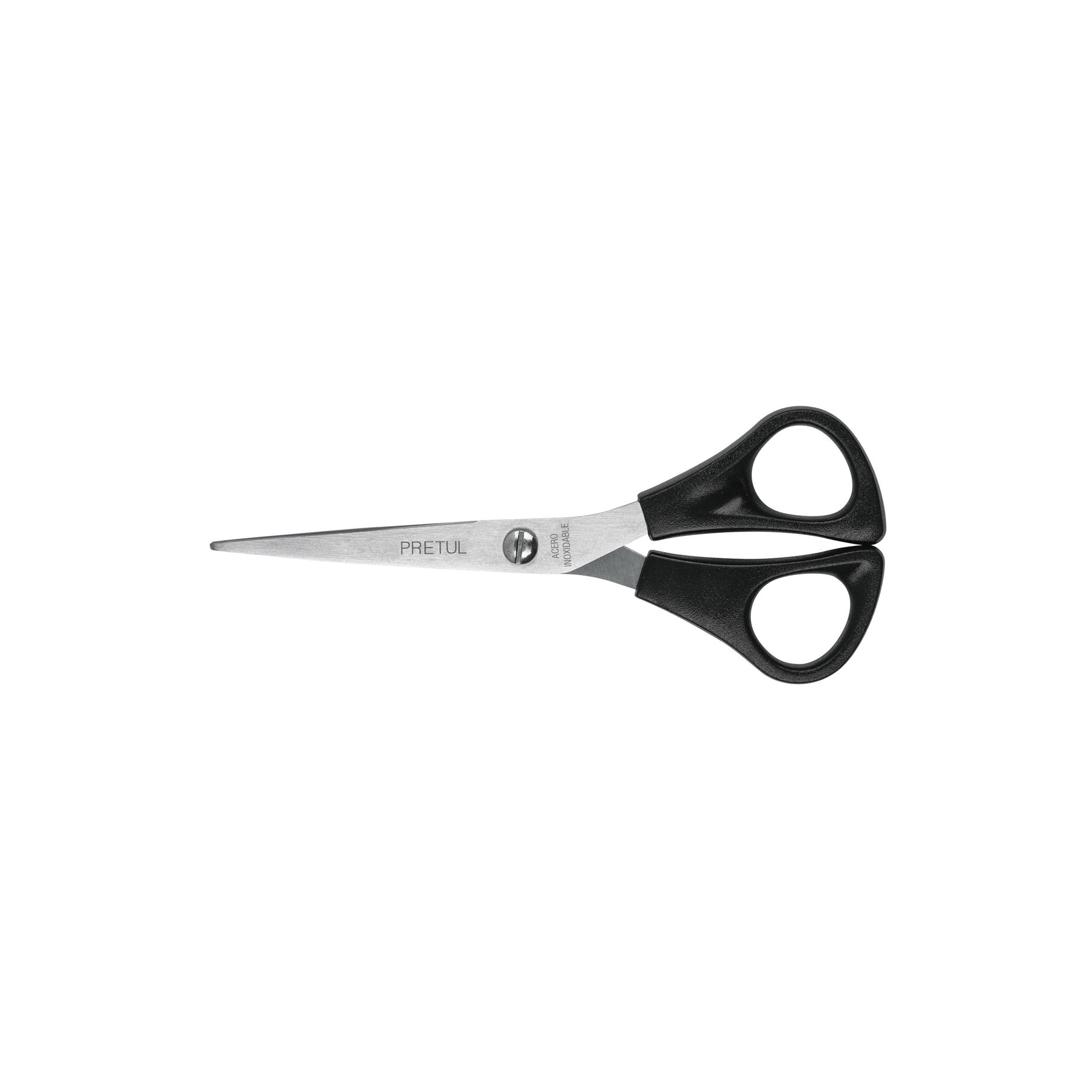 Tijera 6" para casa y oficina, de acero inoxidable idable, Pretul, TINOX-6R, 23187
