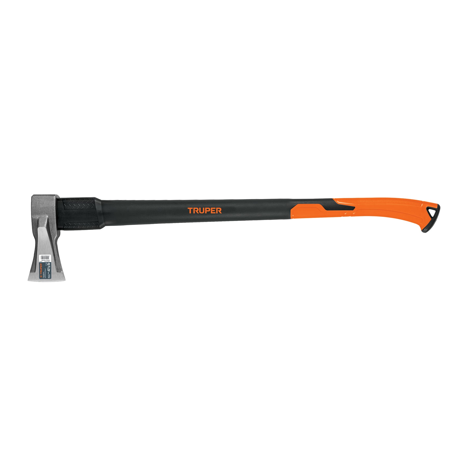 Hacha para rajar madera 4.5 lb, mango fibra de vidrio 34"