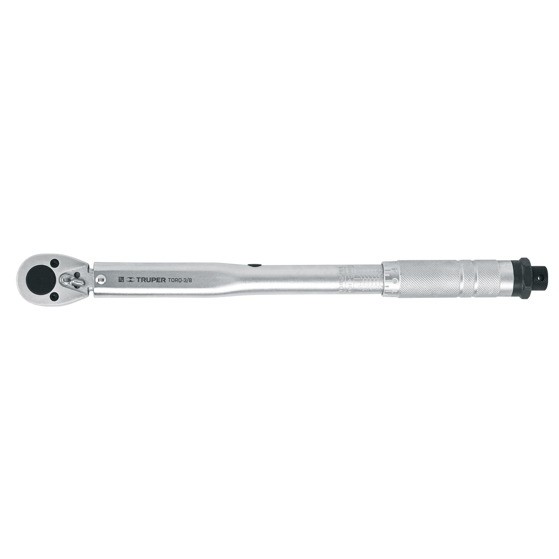 Torquímetro de trueno, dos lecturas, cuadro 3/8", Truper