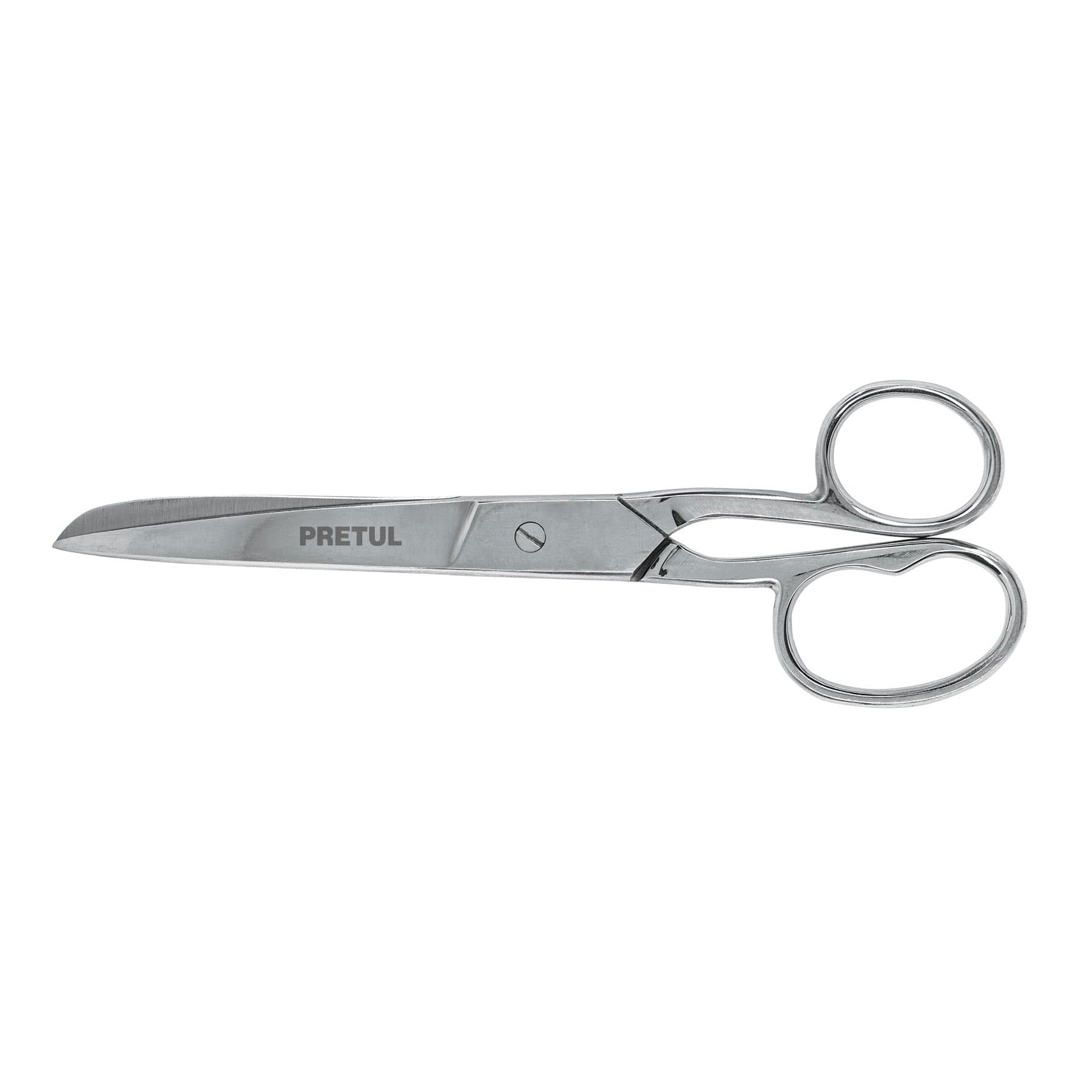 Tijera 7" ojo grande acero inoxidable para costura, Pretul