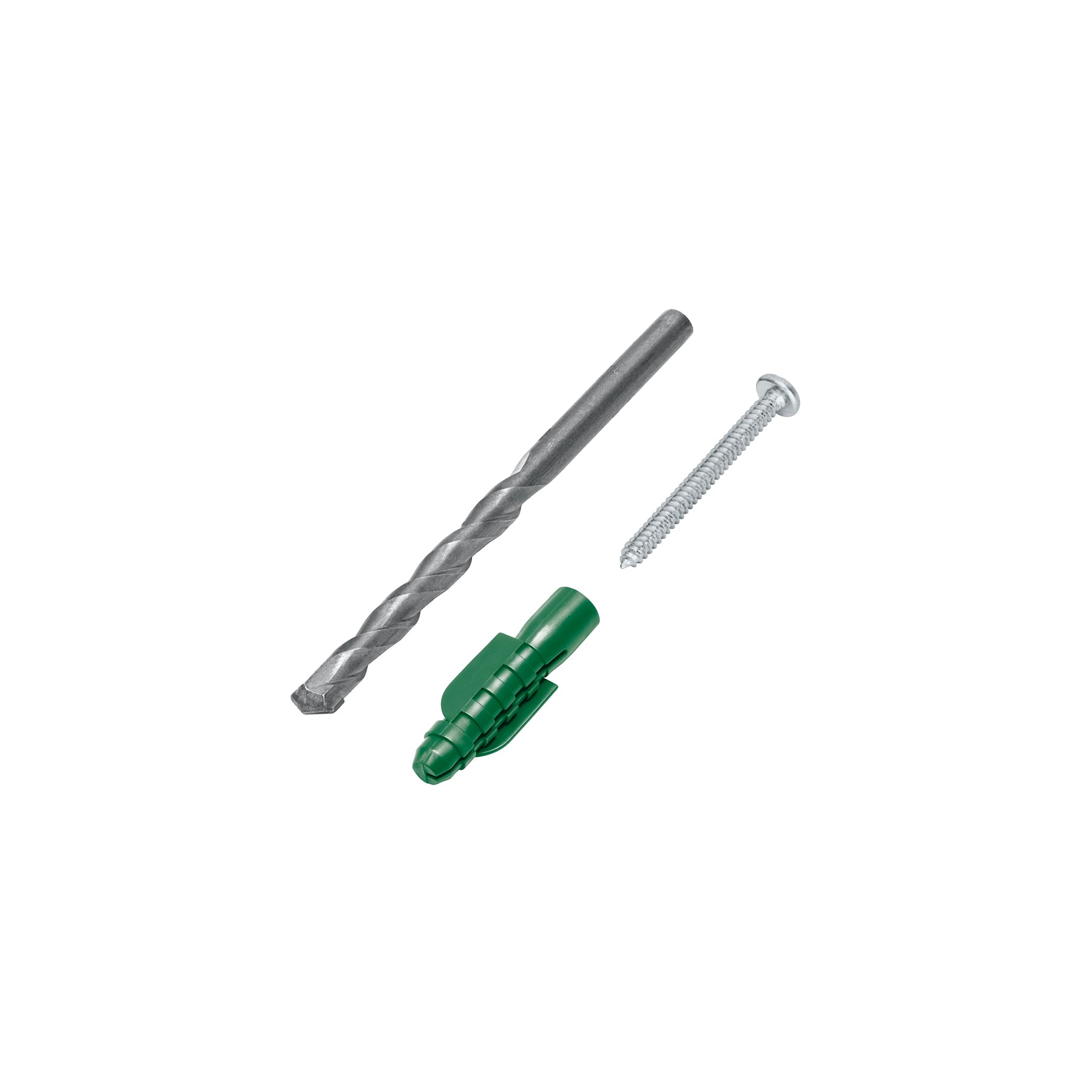 Kit de 20 taquetes 1/2" con pijas #14 y 1 broca 1/2", Fiero