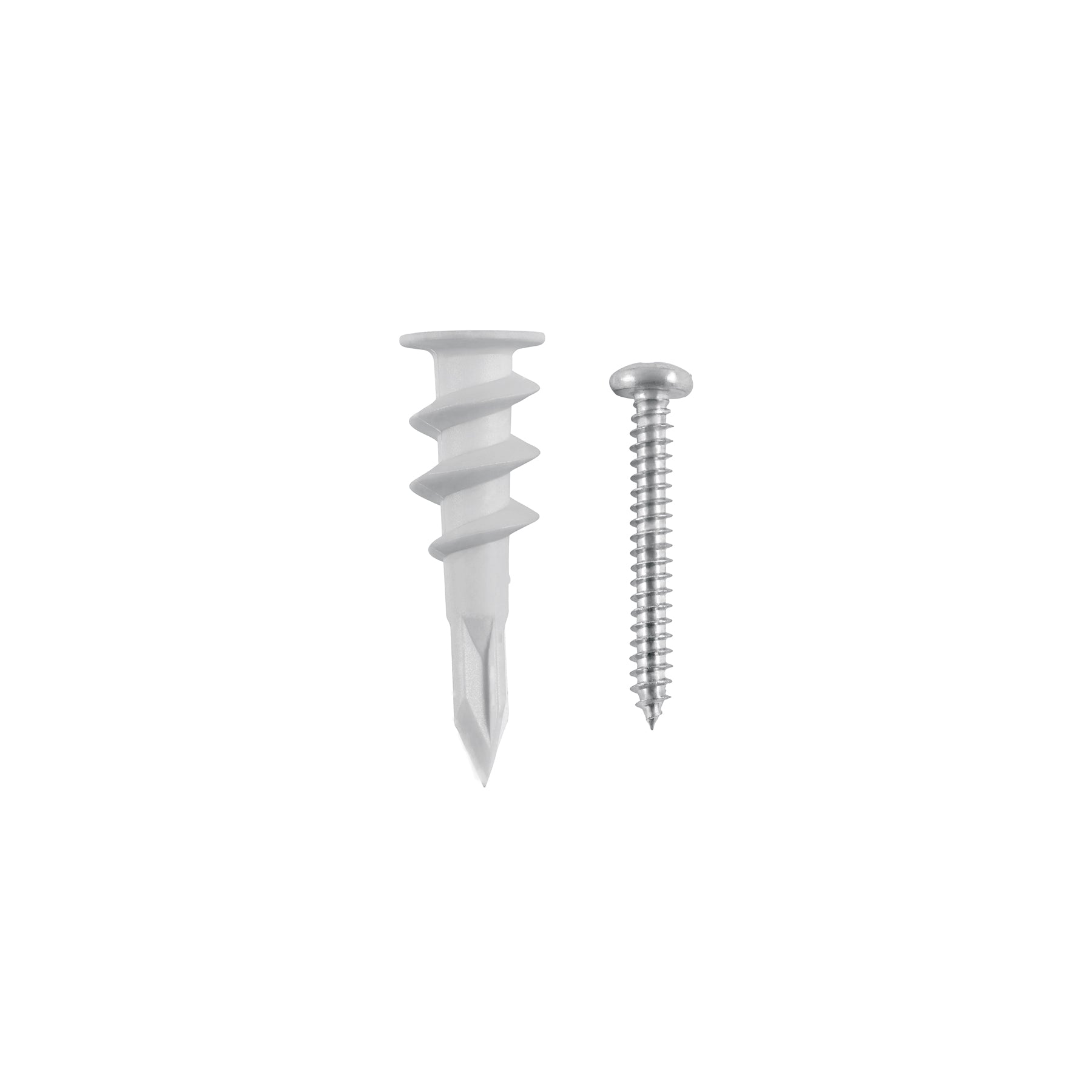 Kit 20 taquetes plásticos 1/2", para panel de yeso con pijas #8