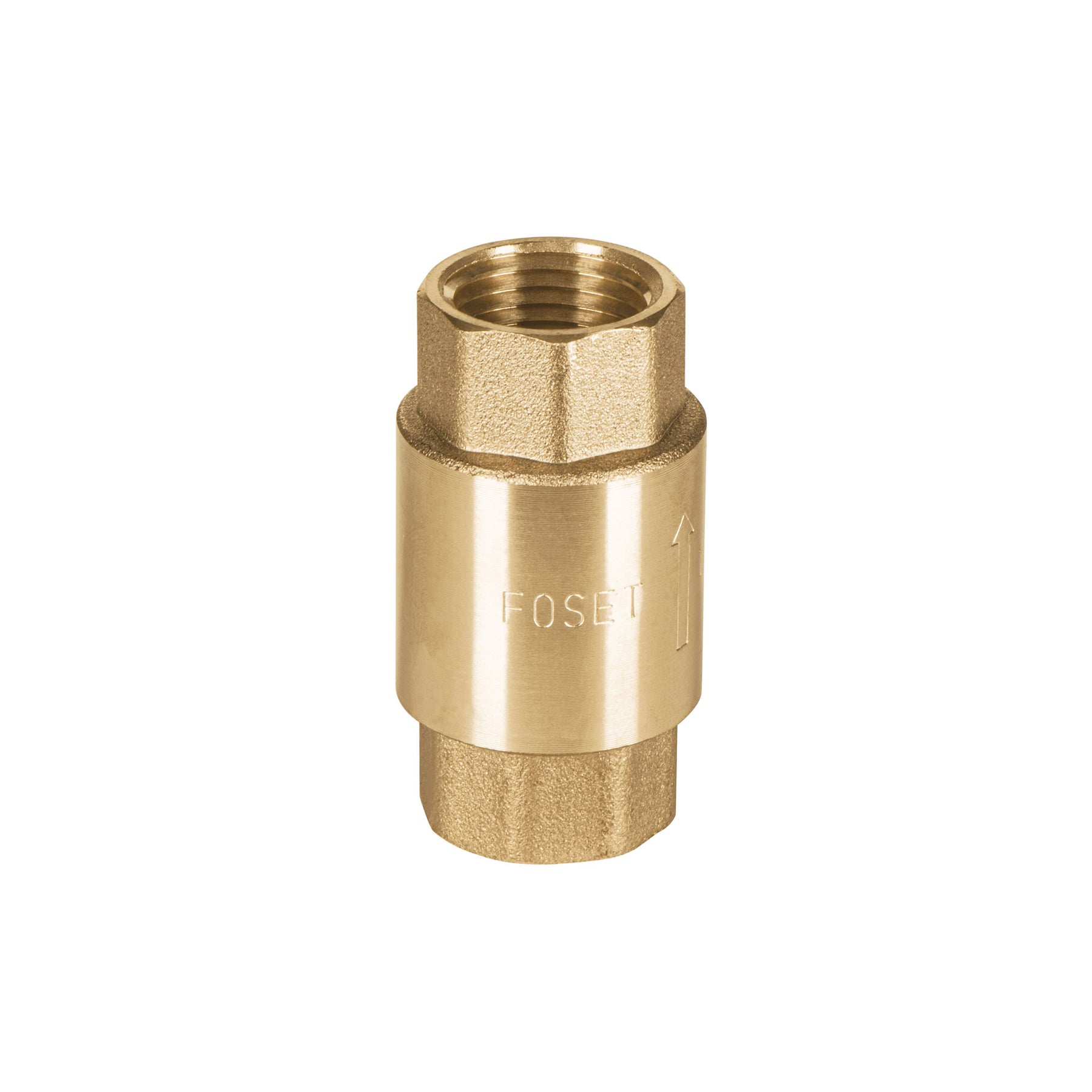 Válvula de retención de latón de 1/2", Foset