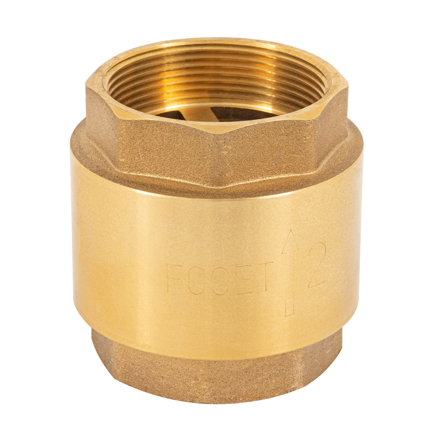 Válvula de retención de latón 2", Foset
