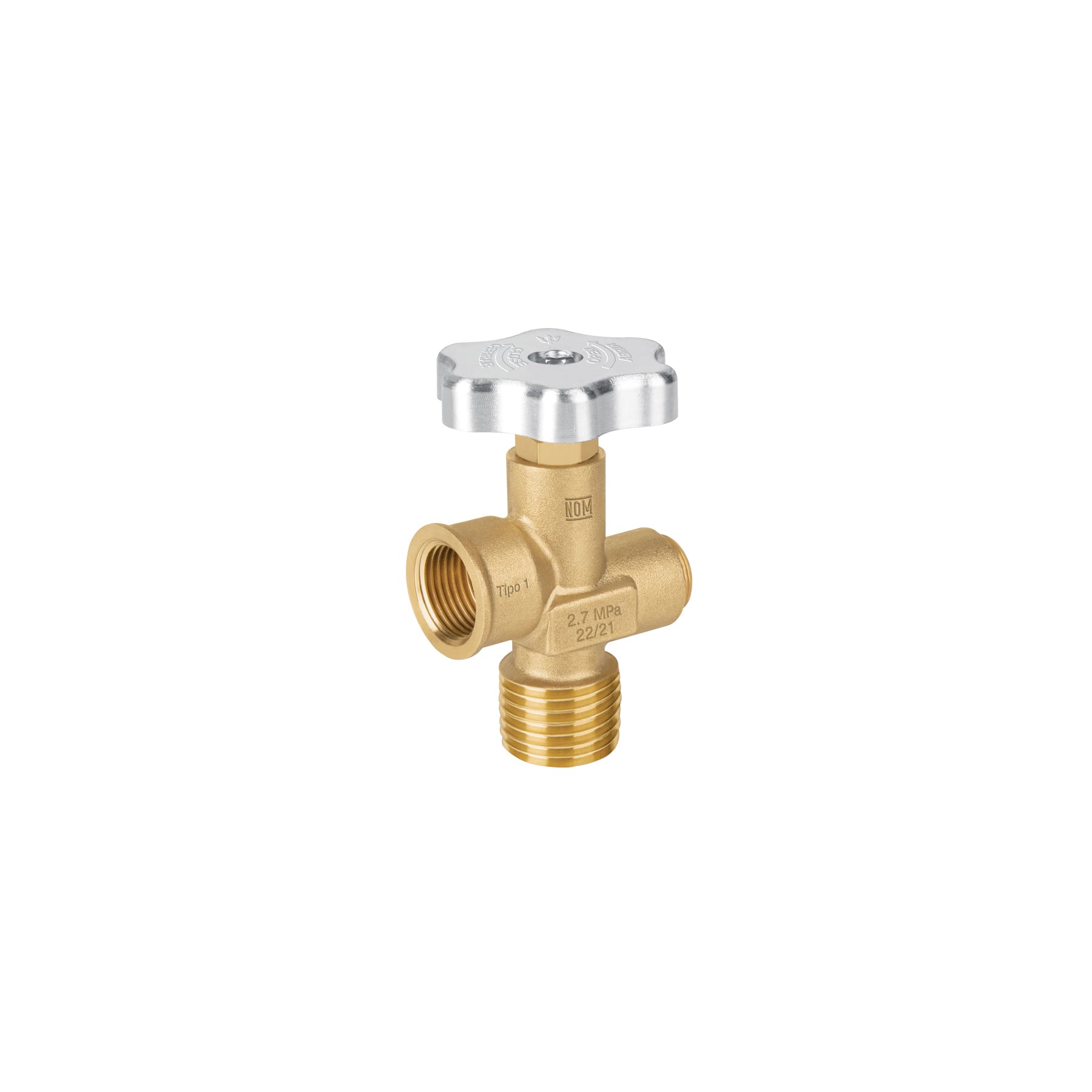 Válvula para cilindros de gas LP hasta 45 kg, Foset