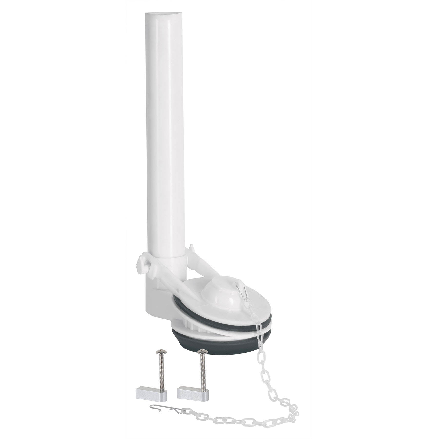 Válvula de descarga 2" para WC de 1 pza, cadena inoxidable Foset