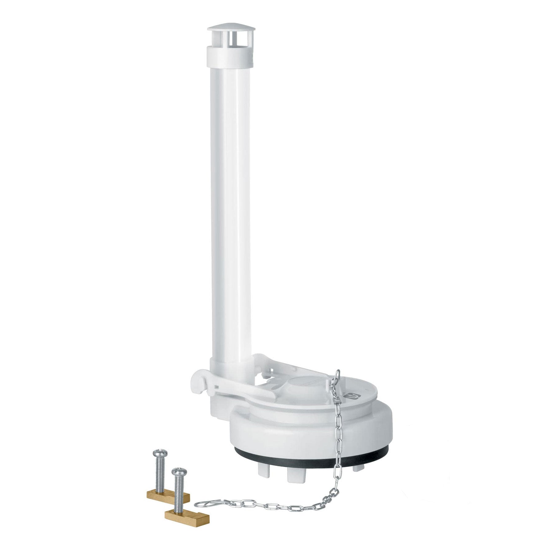 Válvula de descarga 3" para WC de 1 pza, cadena inoxidable Foset